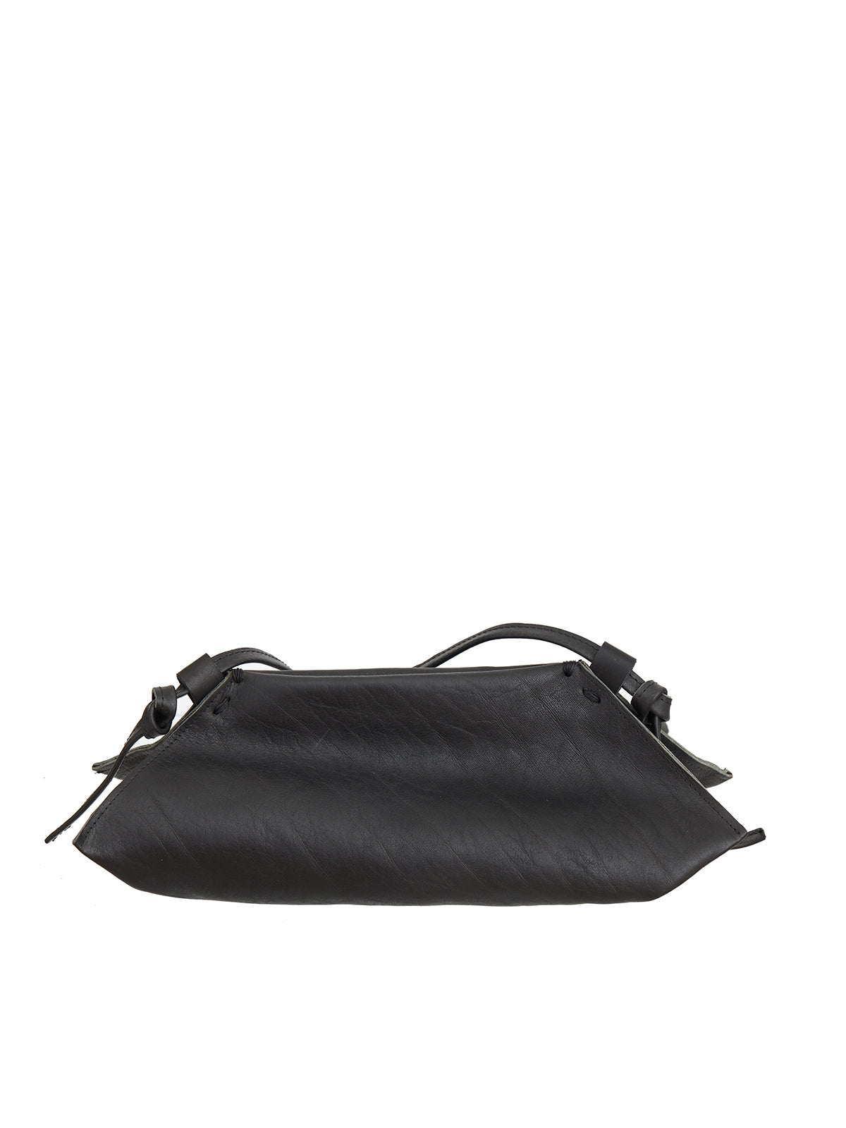 VALENTINA BANELLA Mini Raw Cut Leather Handbag