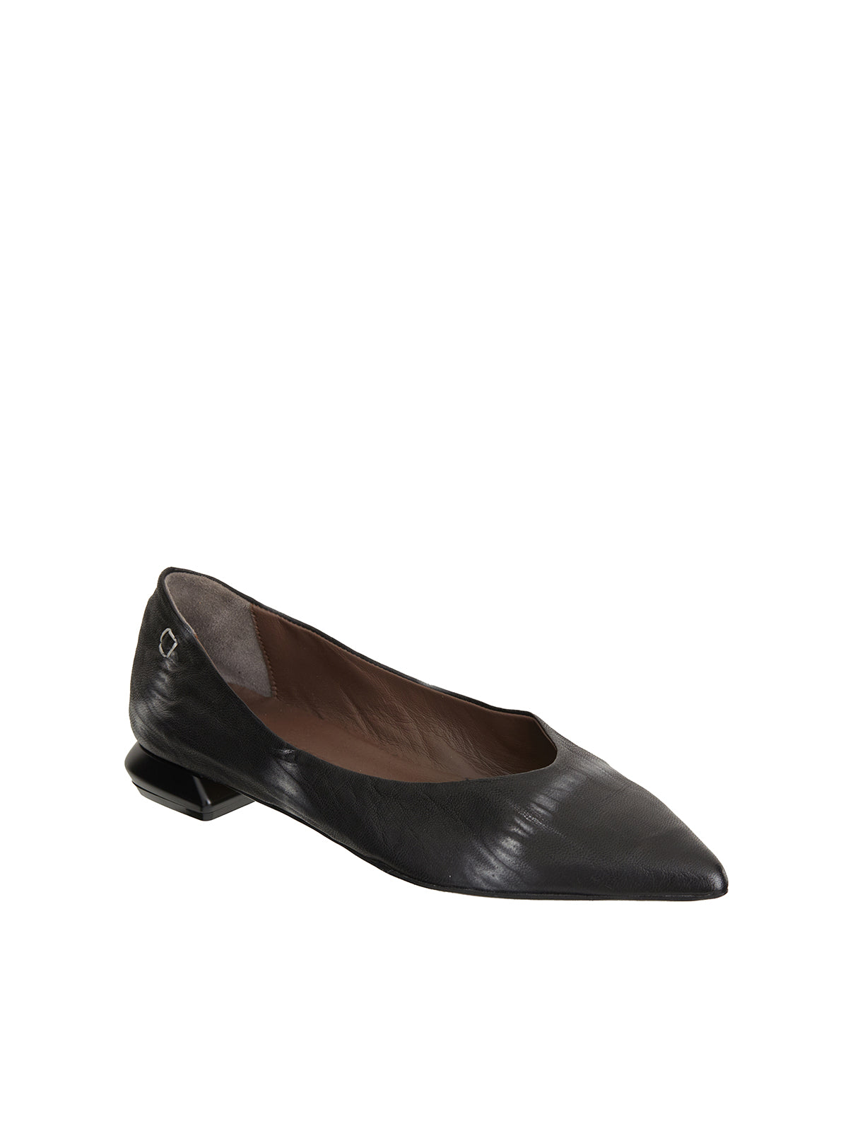 COLLECTION PRIVEE Leather Ballerina Flats