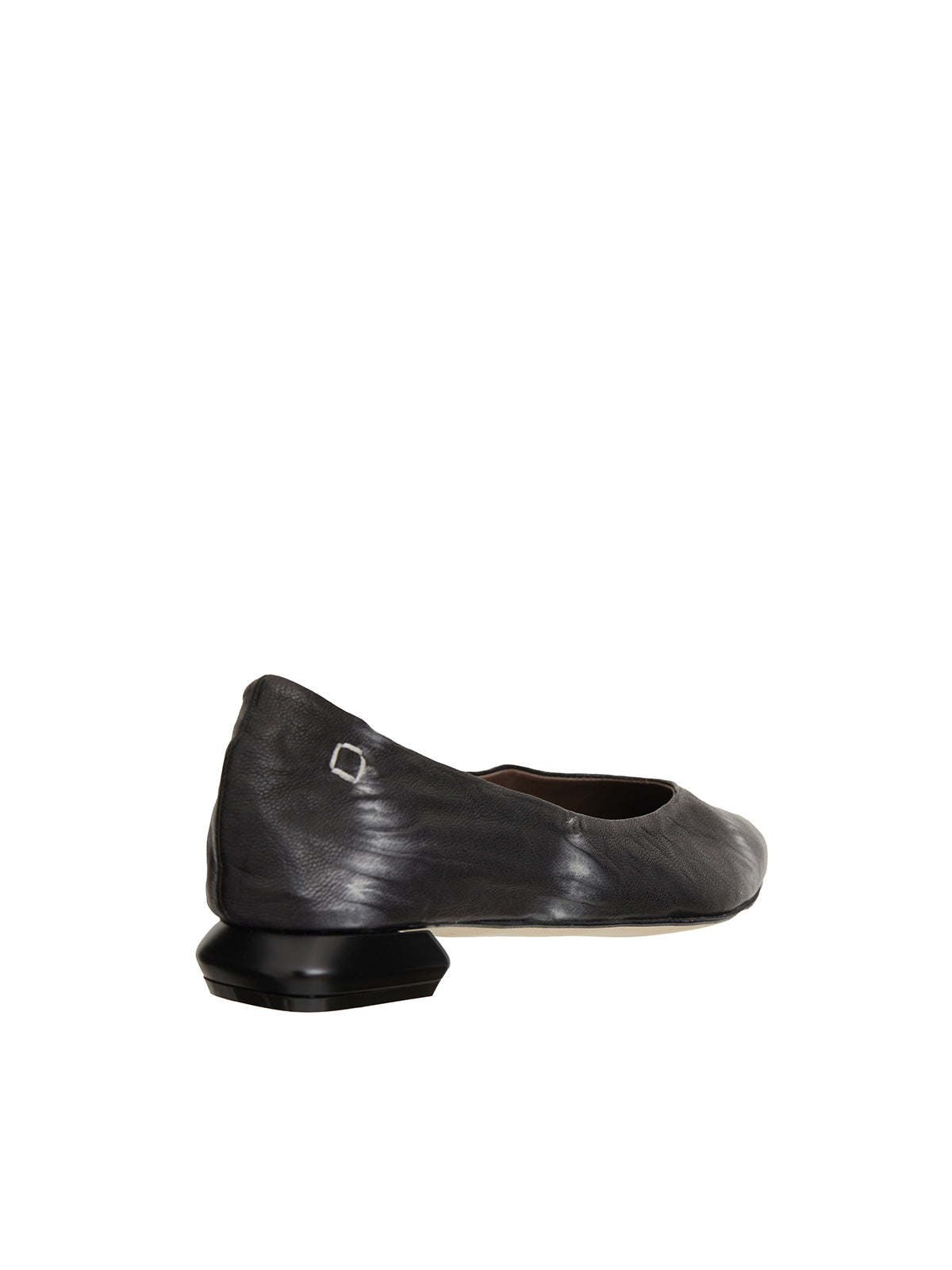 COLLECTION PRIVEE Leather Ballerina Flats