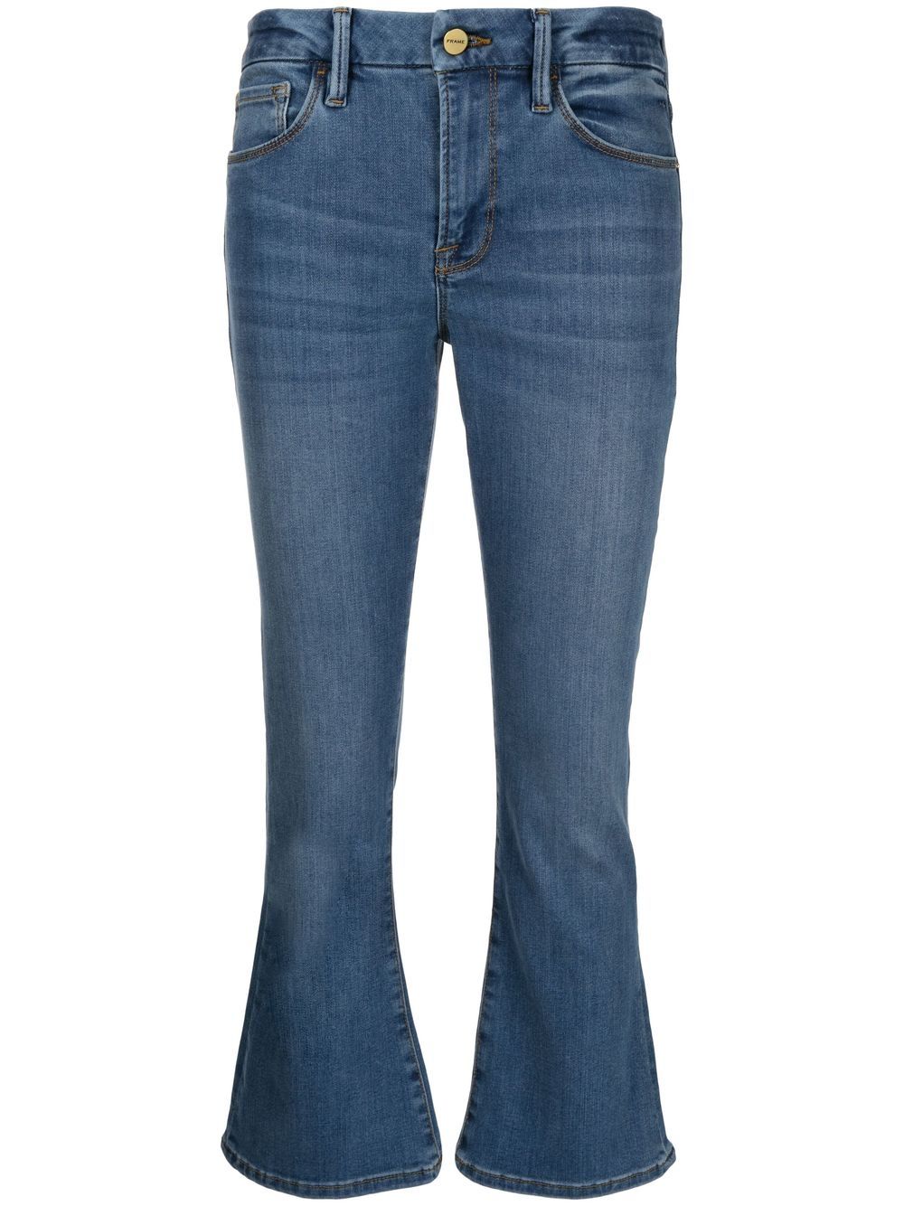 FRAME Cropped Flared Jeans for Women