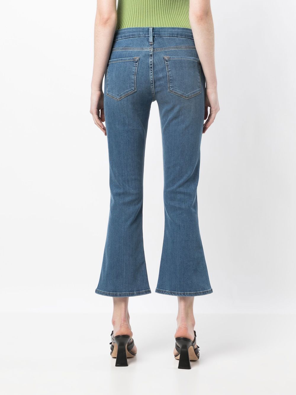 FRAME Cropped Flared Jeans for Women