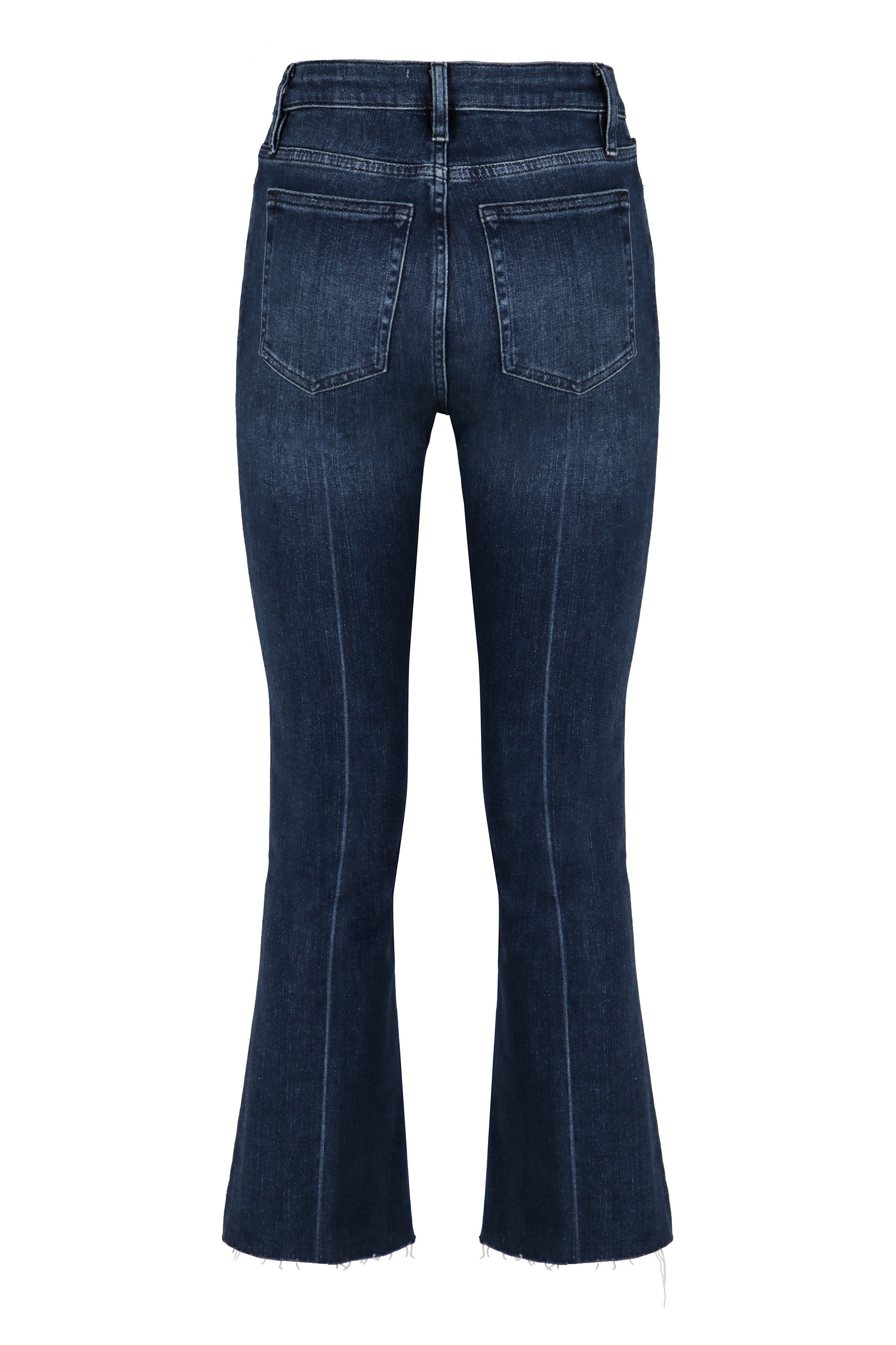 FRAME Women's Mini Boot-Cut Flared Hem Jeans