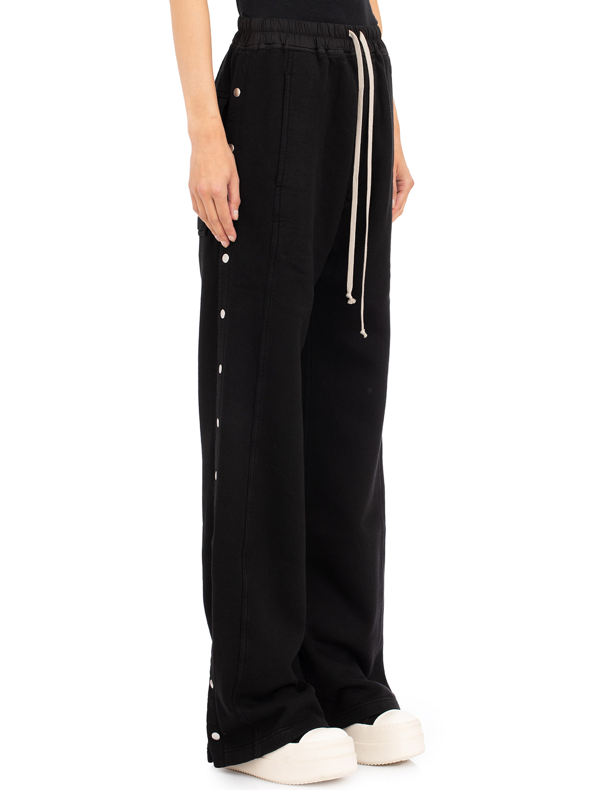 DRKSHDW Relaxed Fit Sweatpants with Side Button Apertures - Size S