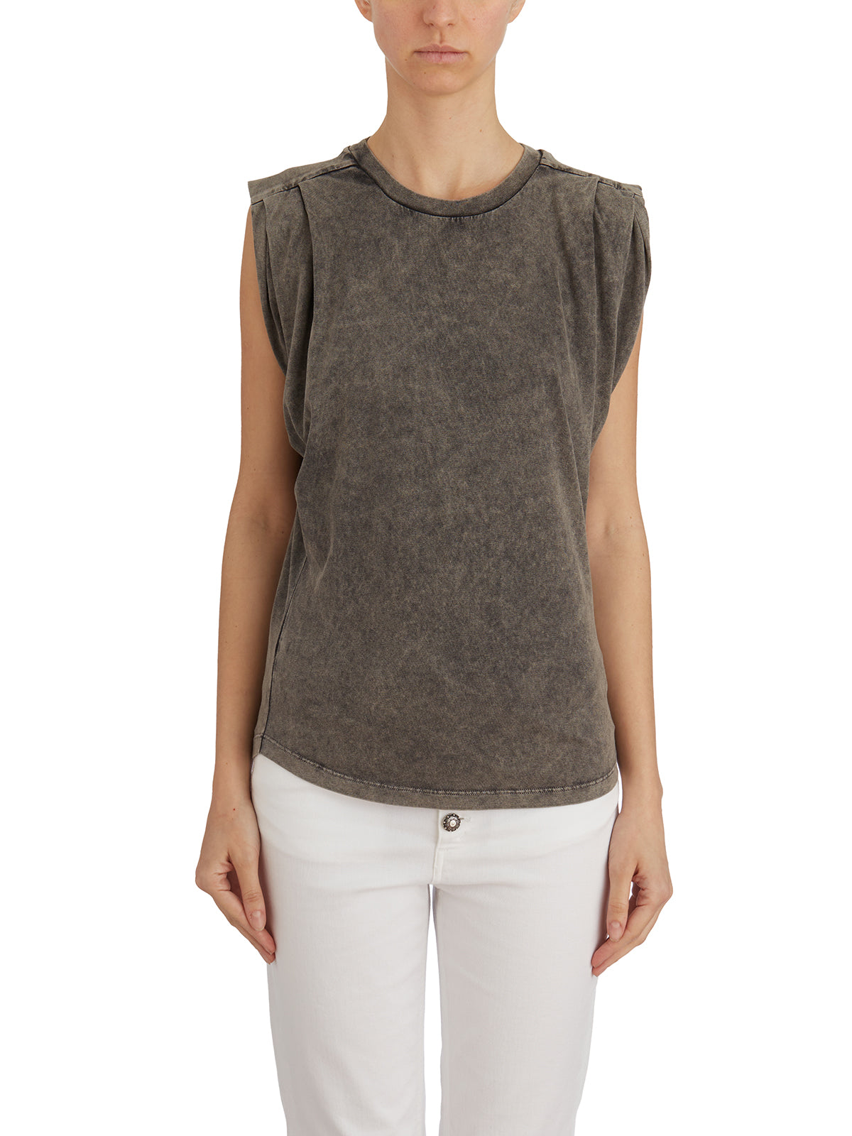 DONDUP Sleeveless Crewneck T-Shirt - Size S