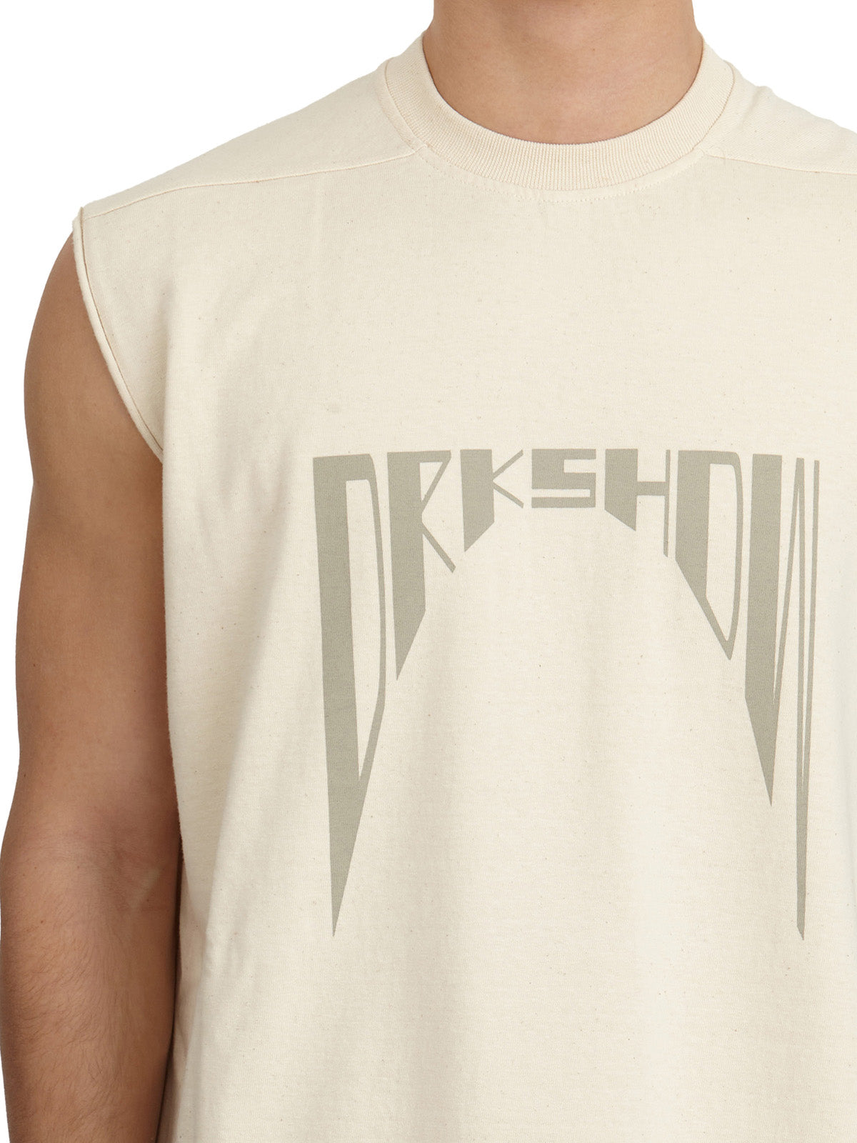 DRKSHDW Sleeveless Distorted Logo T-Shirt - Size M