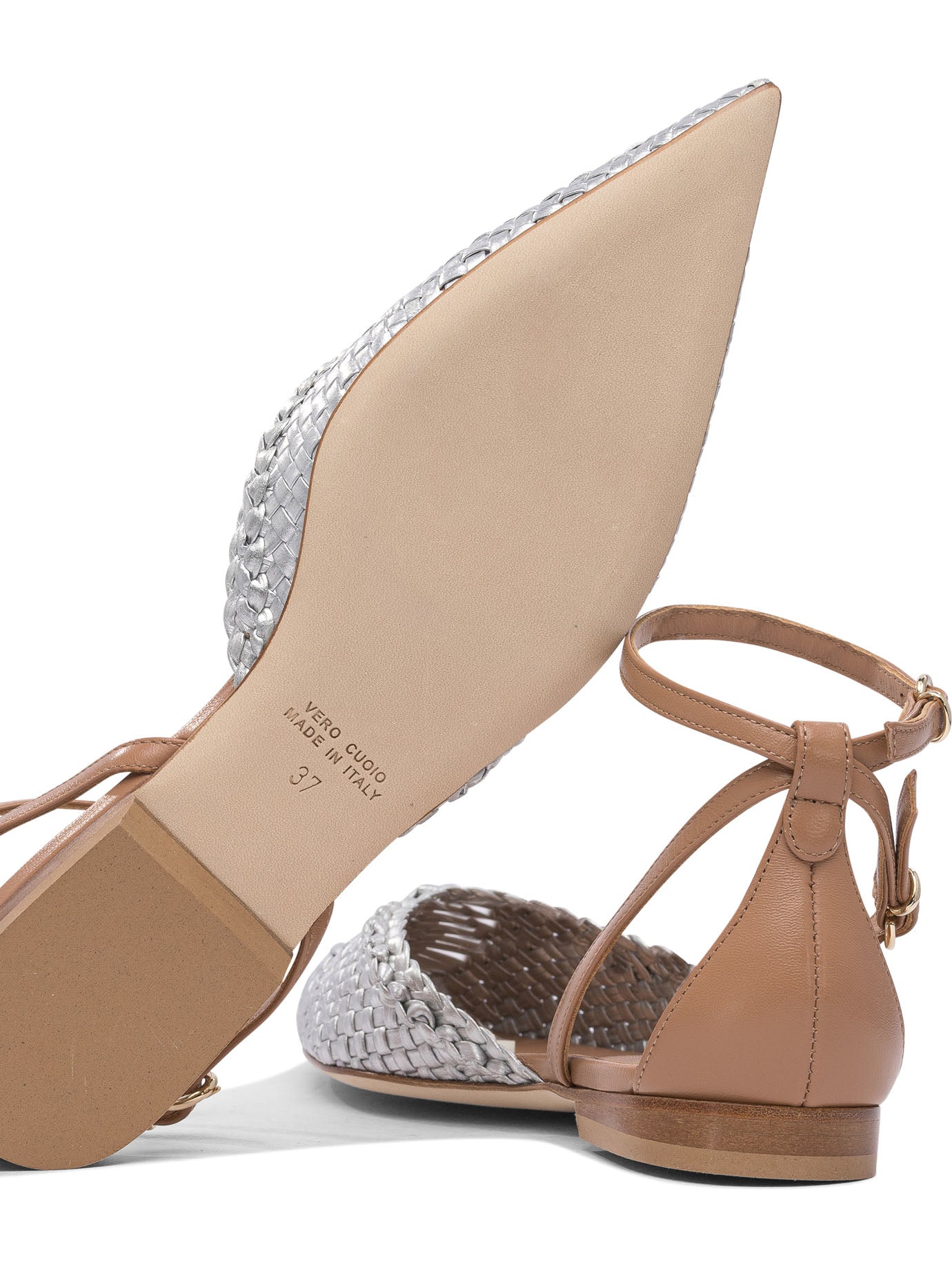 LELLA BALDI Elegant Leather Ballerinas for Women