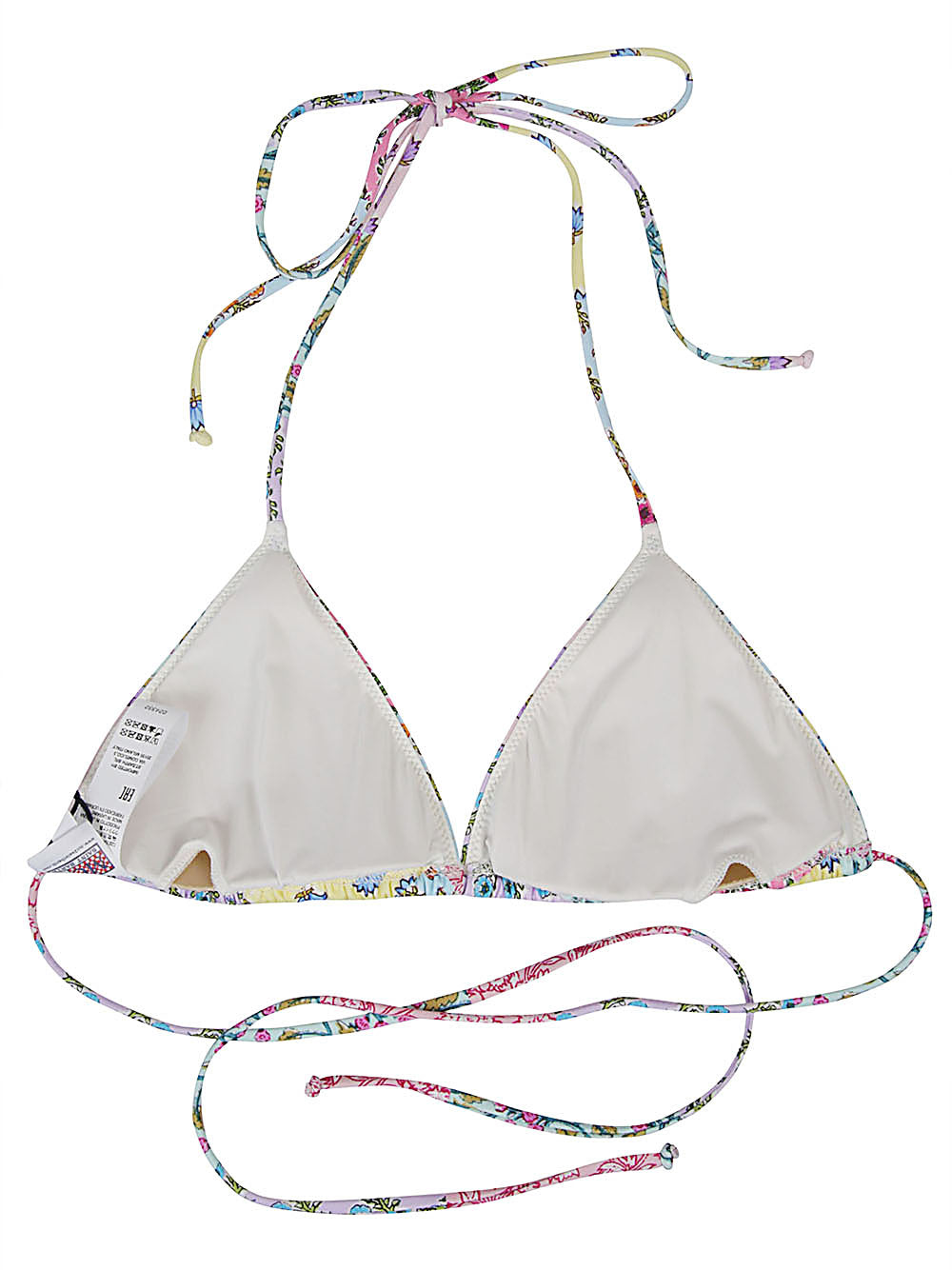 MC2 SAINT BARTH Multicolor Triangle Bikini Top for Women - SS24