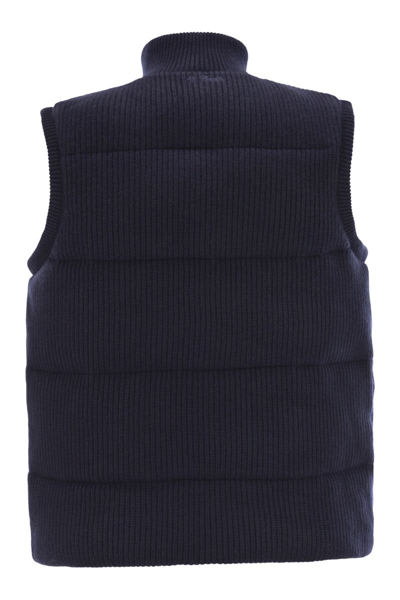 MC2 SAINT BARTH Padded Wool Waistcoat - Regular Fit