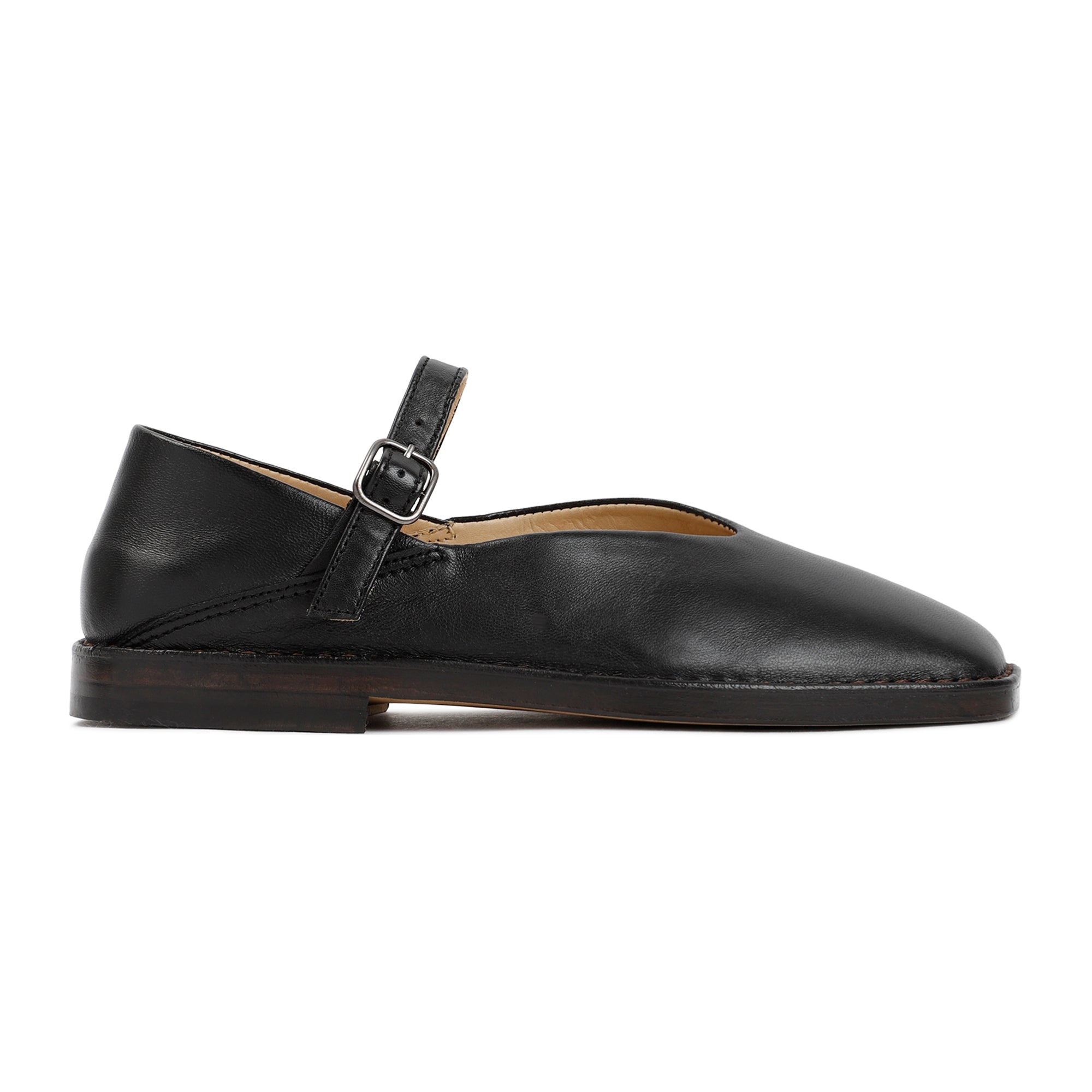LEMAIRE Elegant Ballerina Shoes with Pointed Square Toe