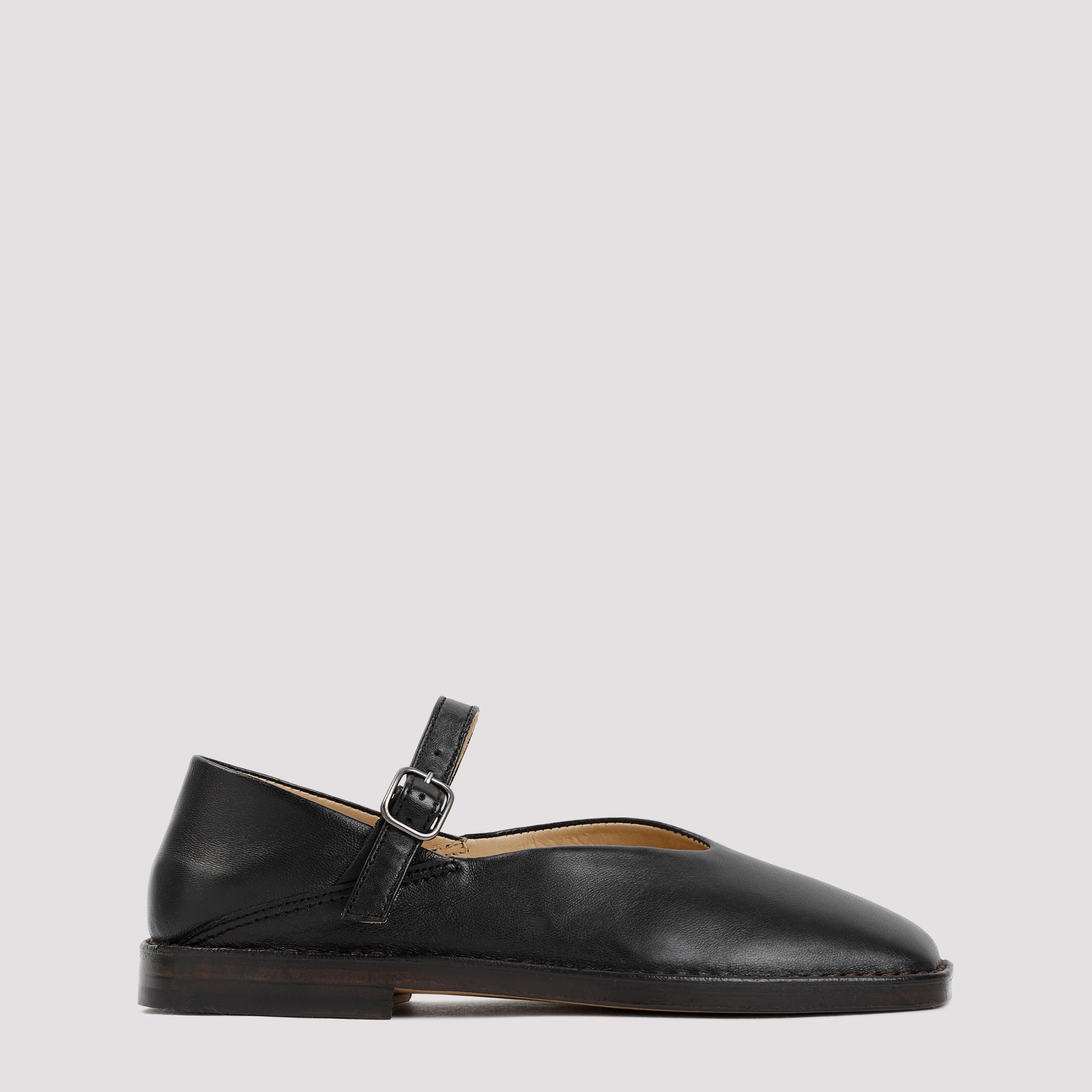LEMAIRE Elegant Ballerina Shoes with Pointed Square Toe