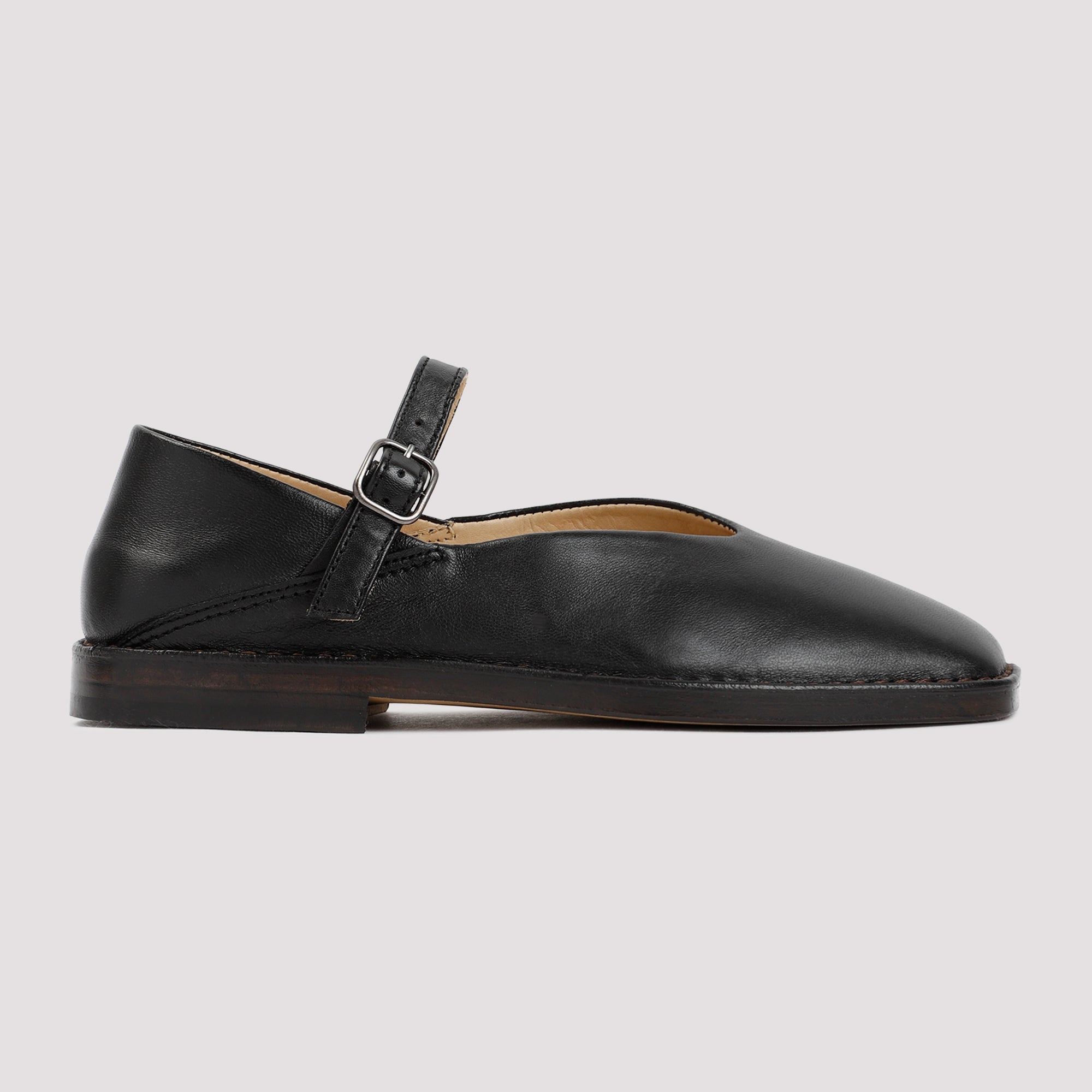 LEMAIRE Elegant Ballerina Shoes with Pointed Square Toe