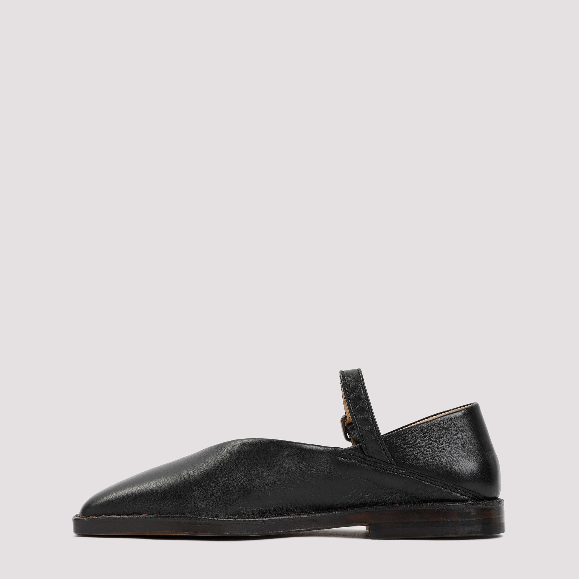 LEMAIRE Elegant Ballerina Shoes with Pointed Square Toe