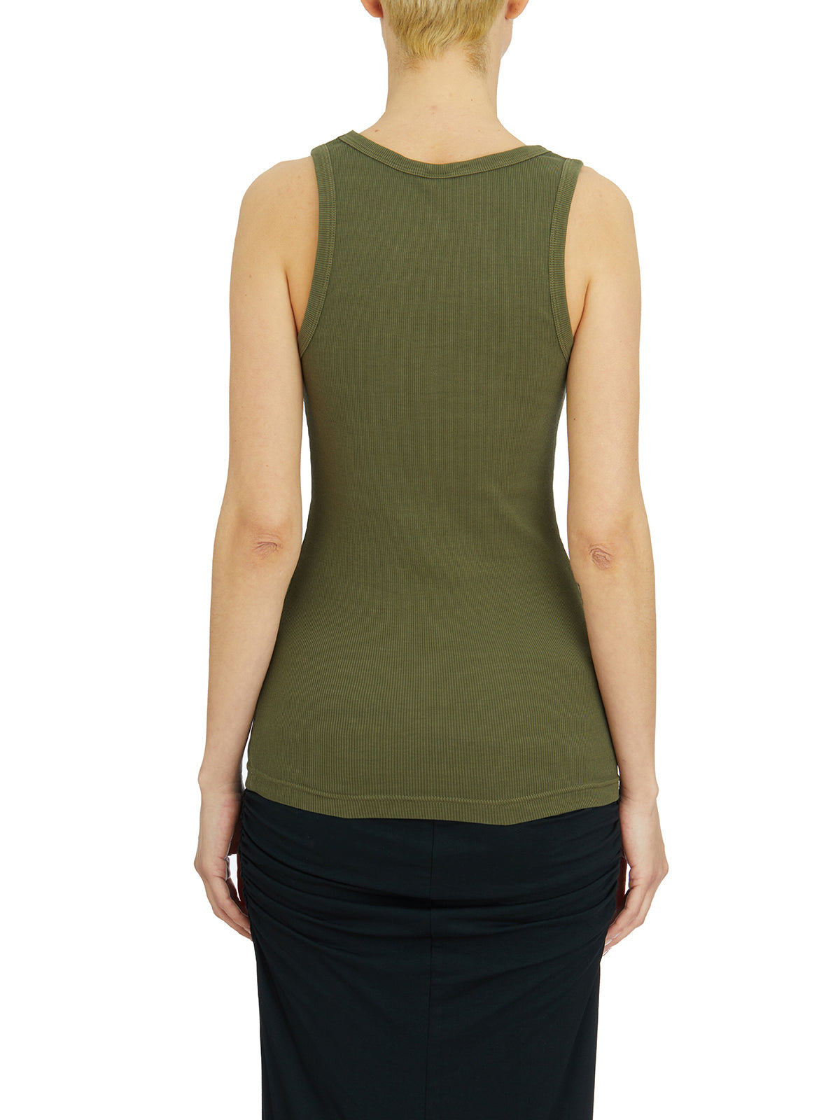 ENTIRE STUDIOS Slim Fit Ribbed Tank Top - Size S