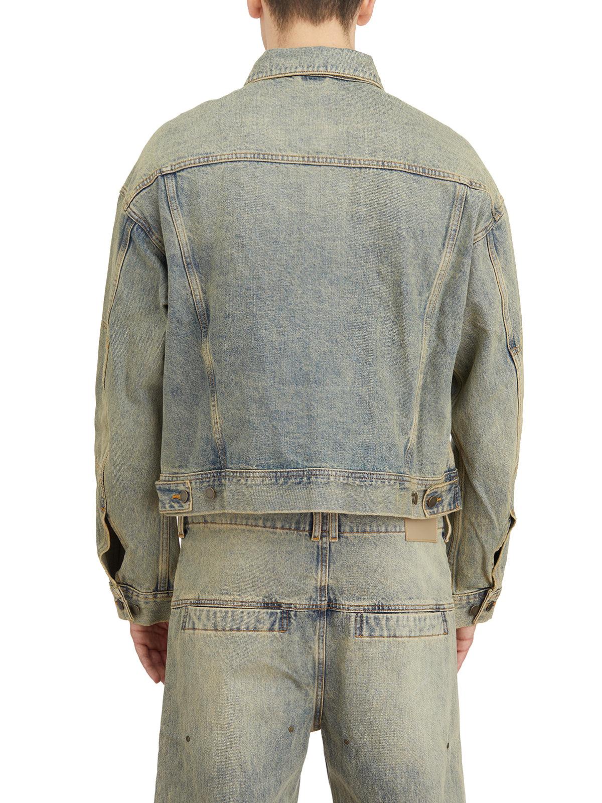 ENTIRE STUDIOS Men's Boxy Fit Denim Jacket - Size M