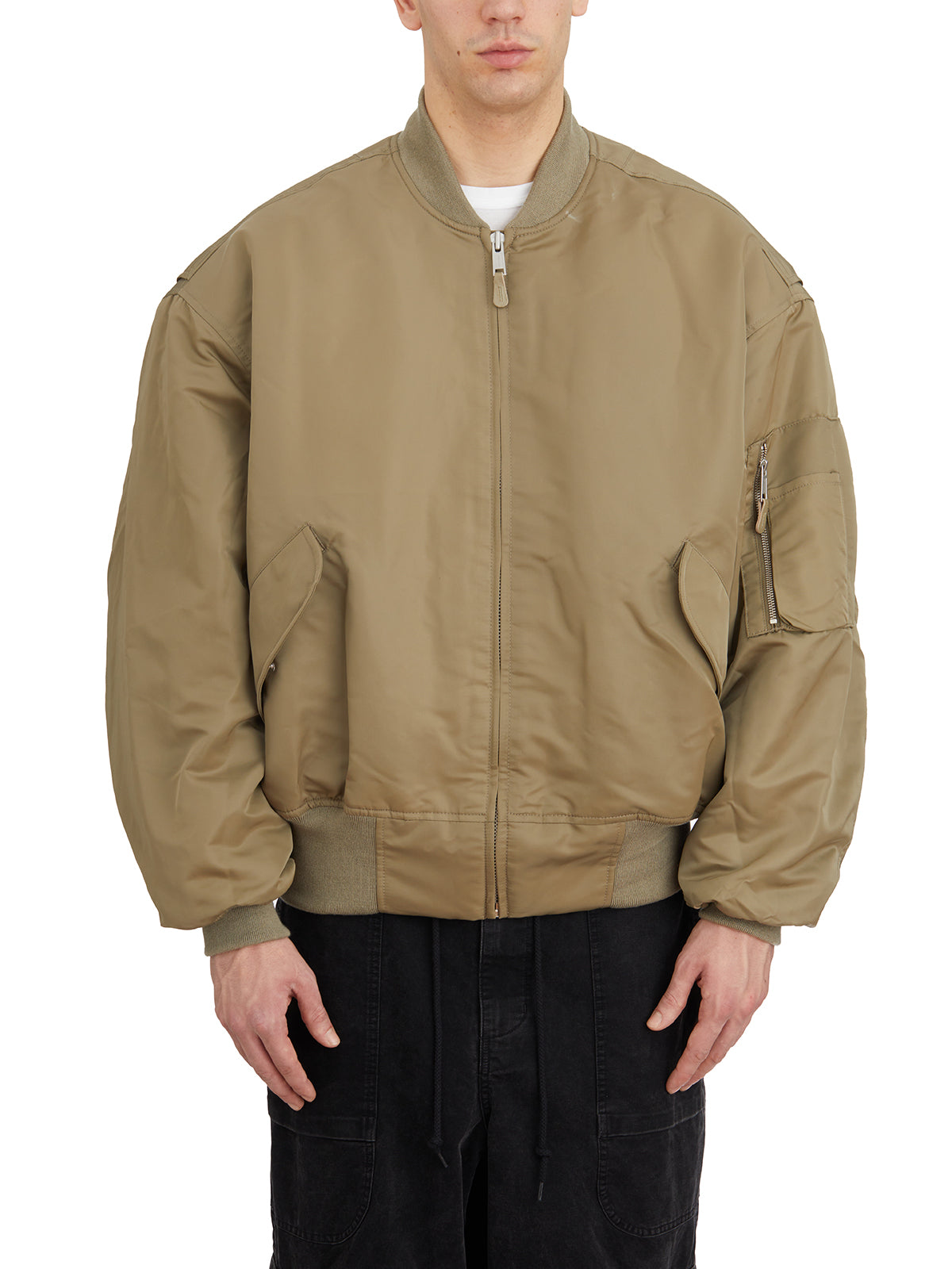 ENTIRE STUDIOS Boxy Fit Bomber Jacket - Medium Size