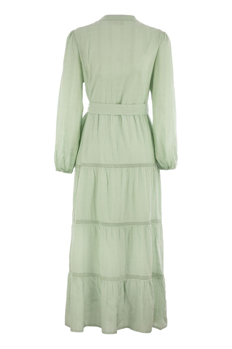 MC2 SAINT BARTH Leyde Maxi Cotton Dress