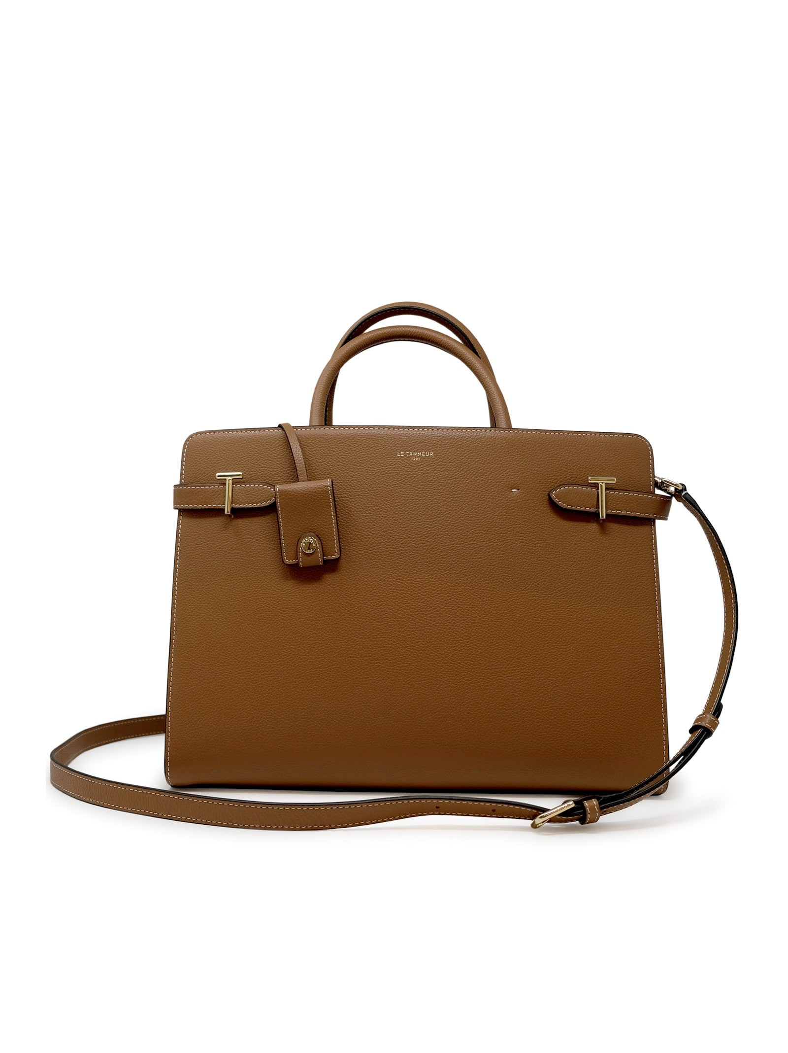 LE TANNEUR Stylish Casual Handbag - 35x27x12 cm