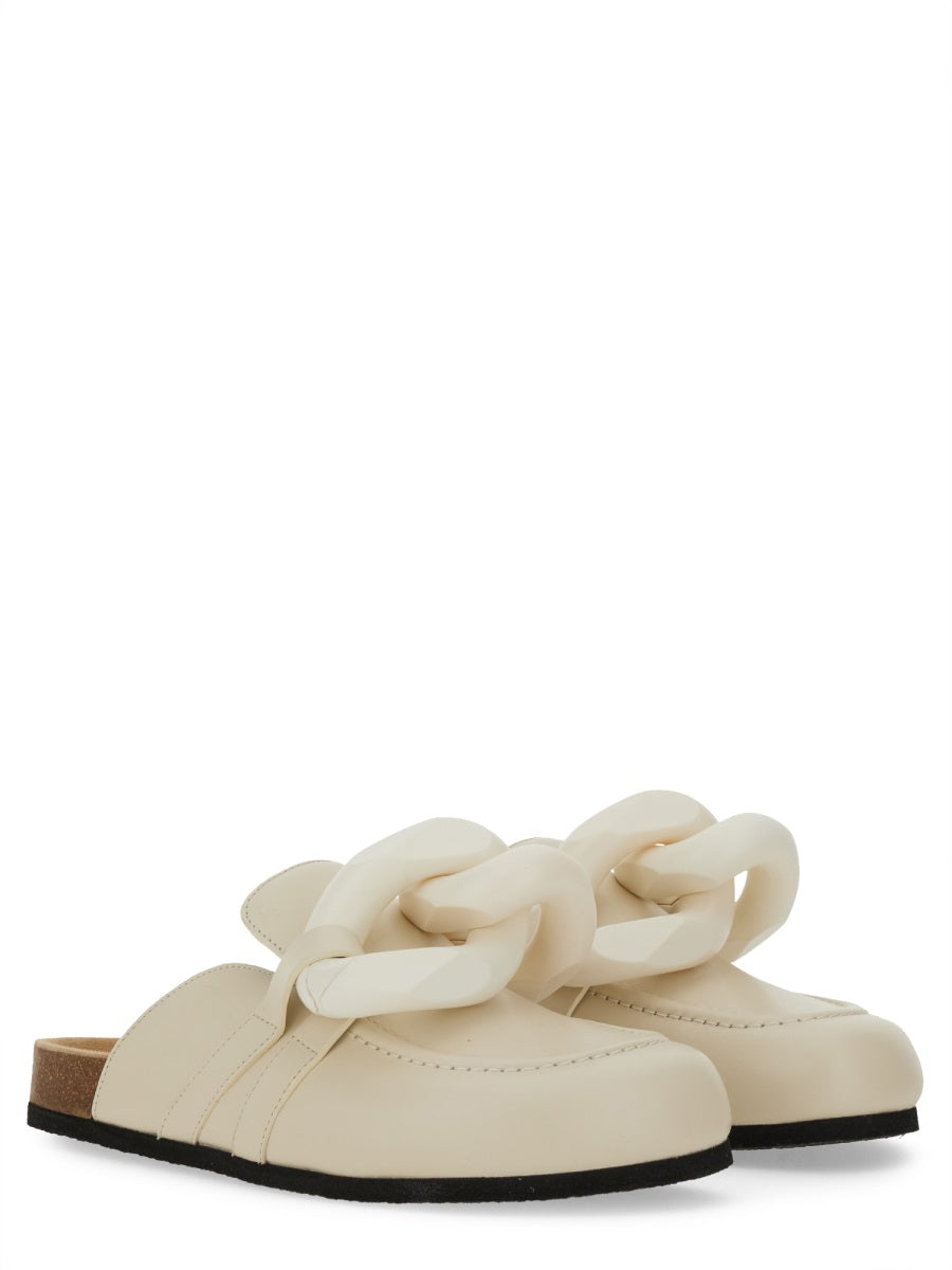 JW ANDERSON Leather Chain Sandals for Women - SS25 Collection