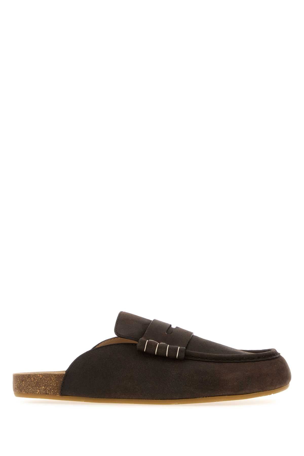 JW ANDERSON Leather Stitch Slippers for Men