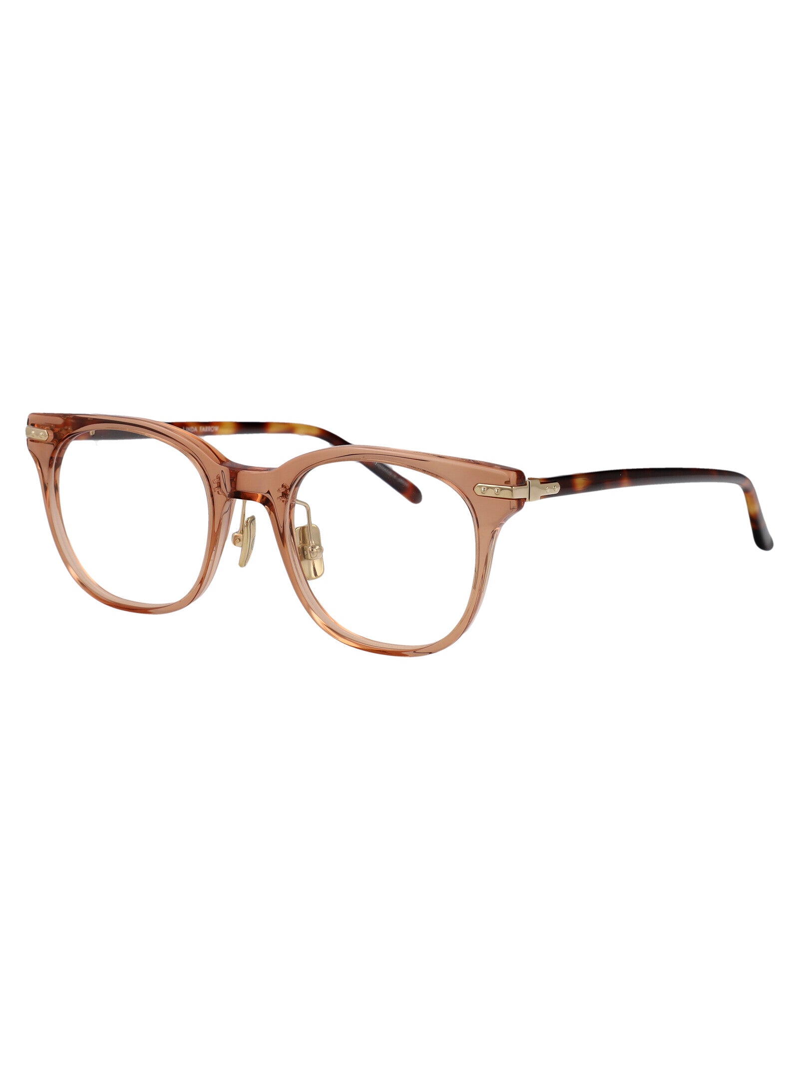 LINDA FARROW Ultra-Stylish Havana Optical Glasses - Unisex