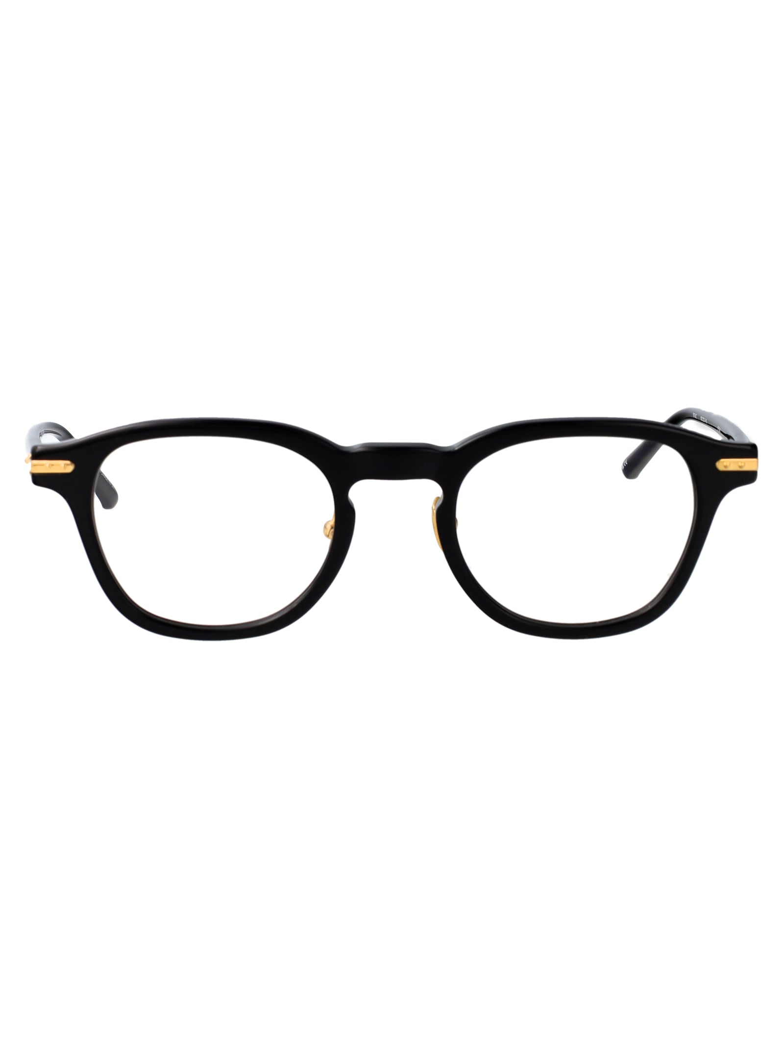 LINDA FARROW Unisex Optical Glasses with Acetate and Metal Frame