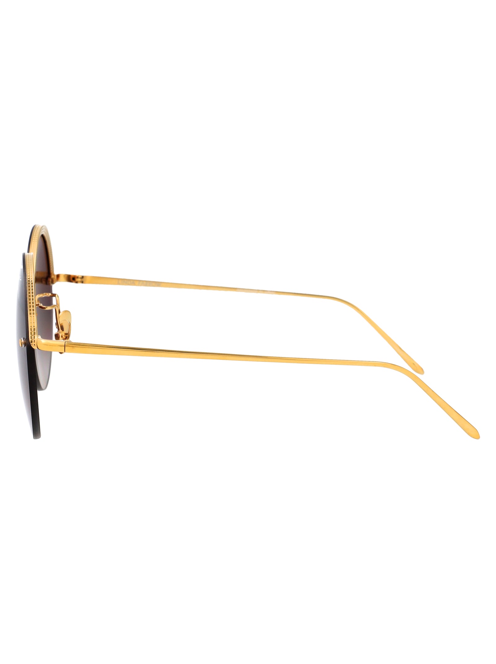 LINDA FARROW Chic Gradient Acetate and Metal Sunglasses for Women