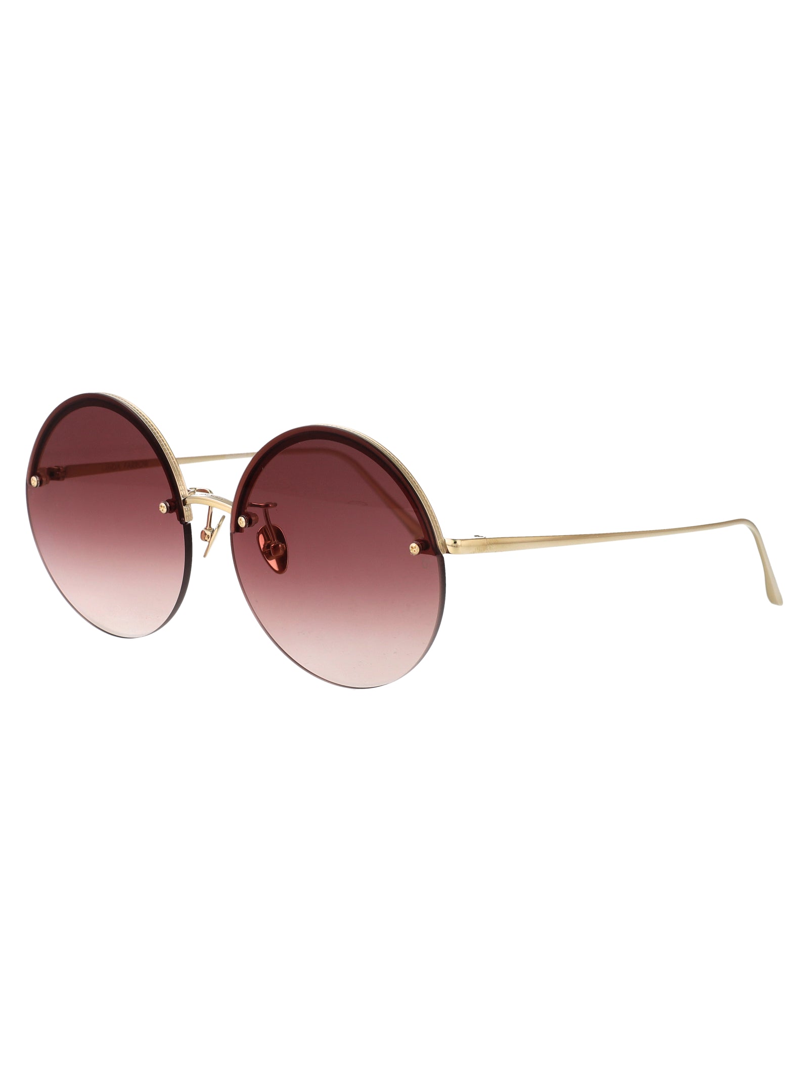 LINDA FARROW Gradient Acetate and Metal Sunglasses for Women