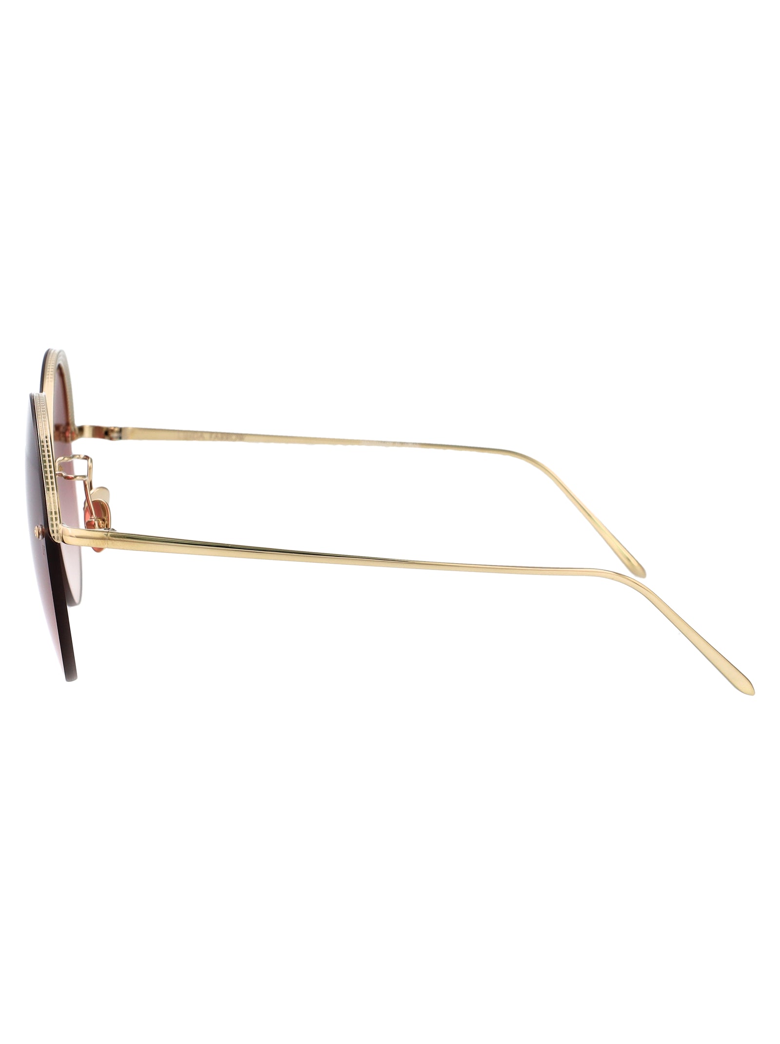LINDA FARROW Gradient Acetate and Metal Sunglasses for Women