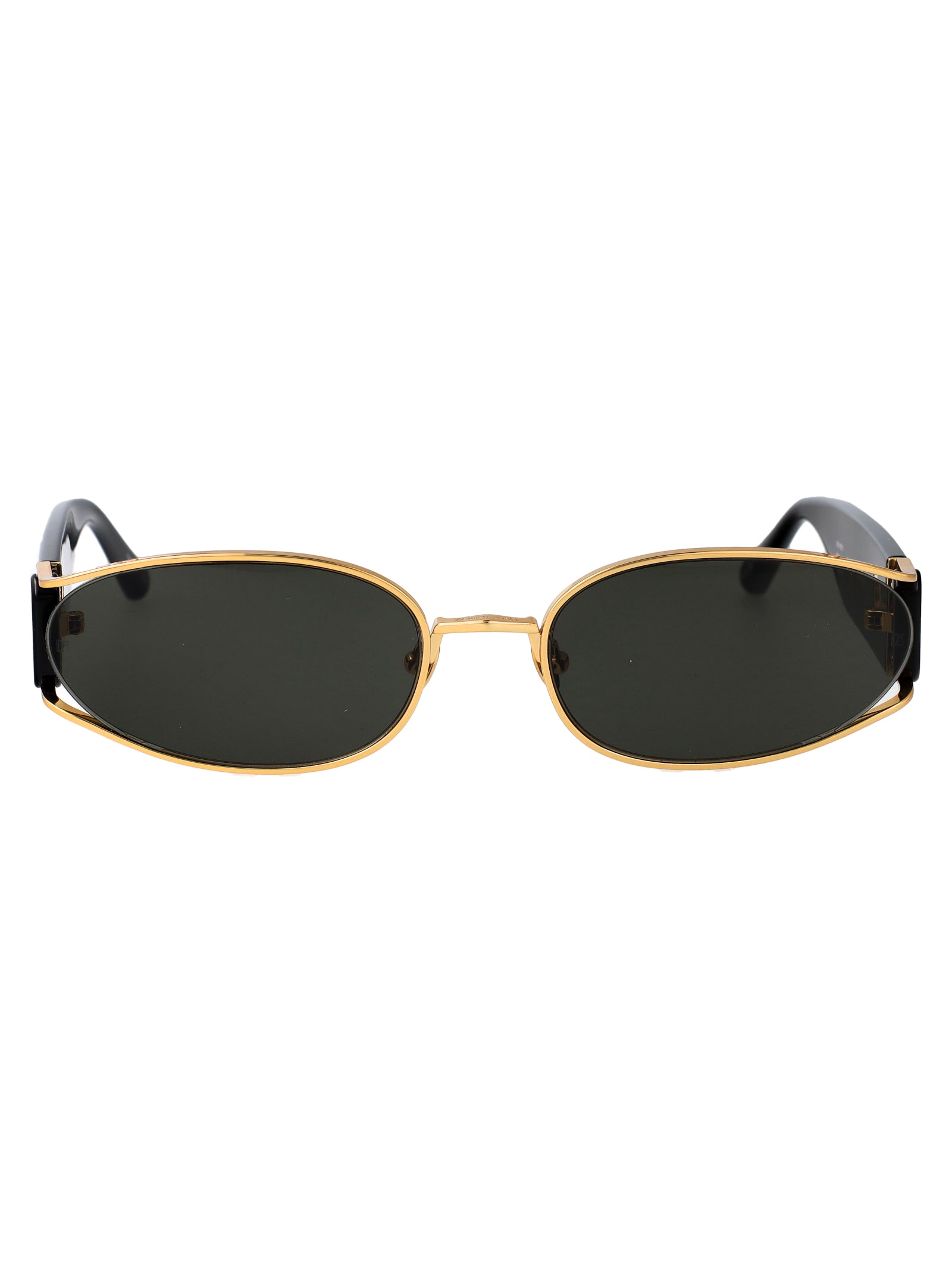 LINDA FARROW Chic Titanium Sunglasses for Women - FW25 Collection