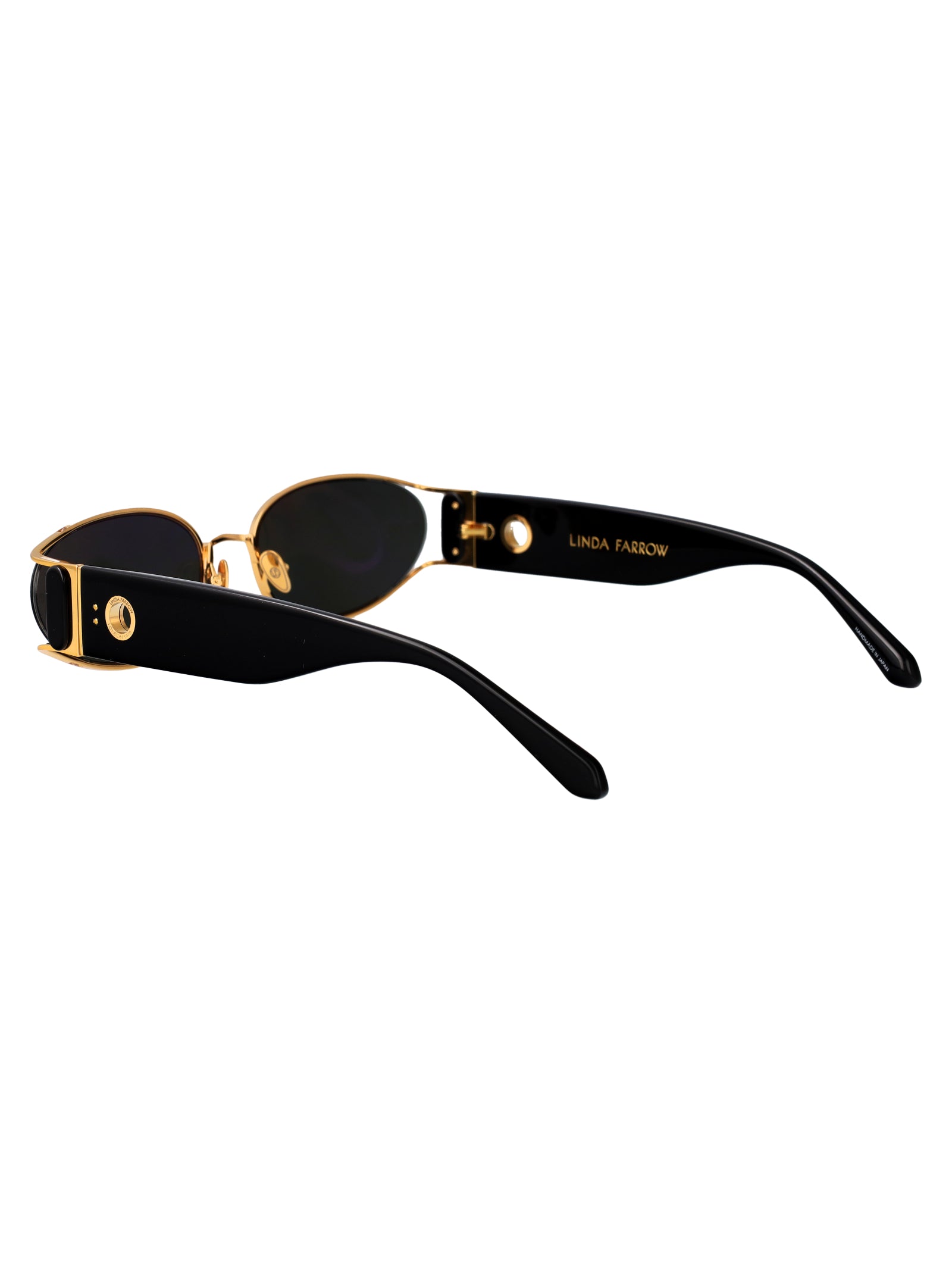LINDA FARROW Chic Titanium Sunglasses for Women - FW25 Collection