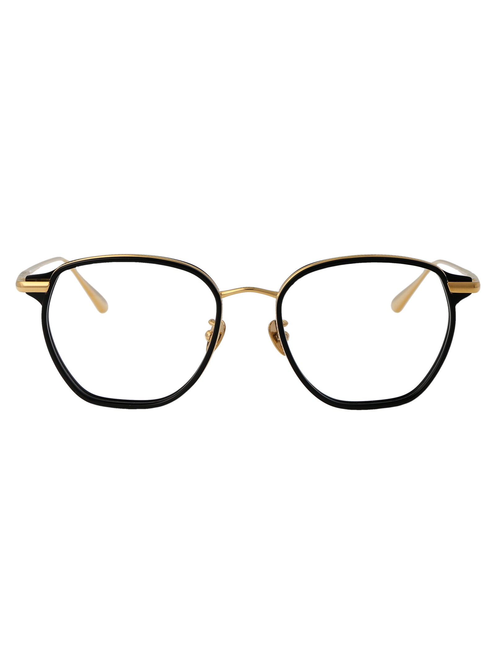 LINDA FARROW Chic Black Optical Glasses