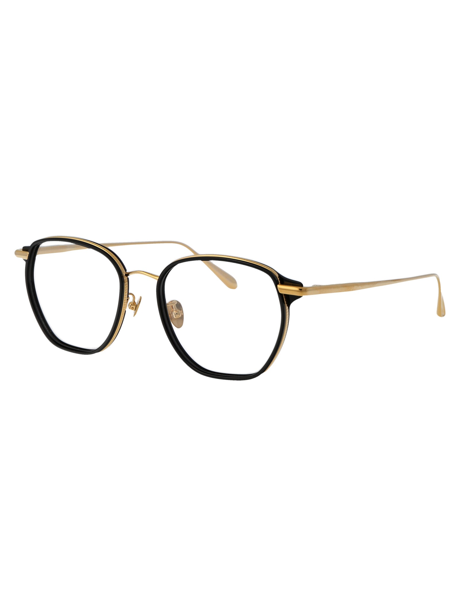 LINDA FARROW Chic Black Optical Glasses