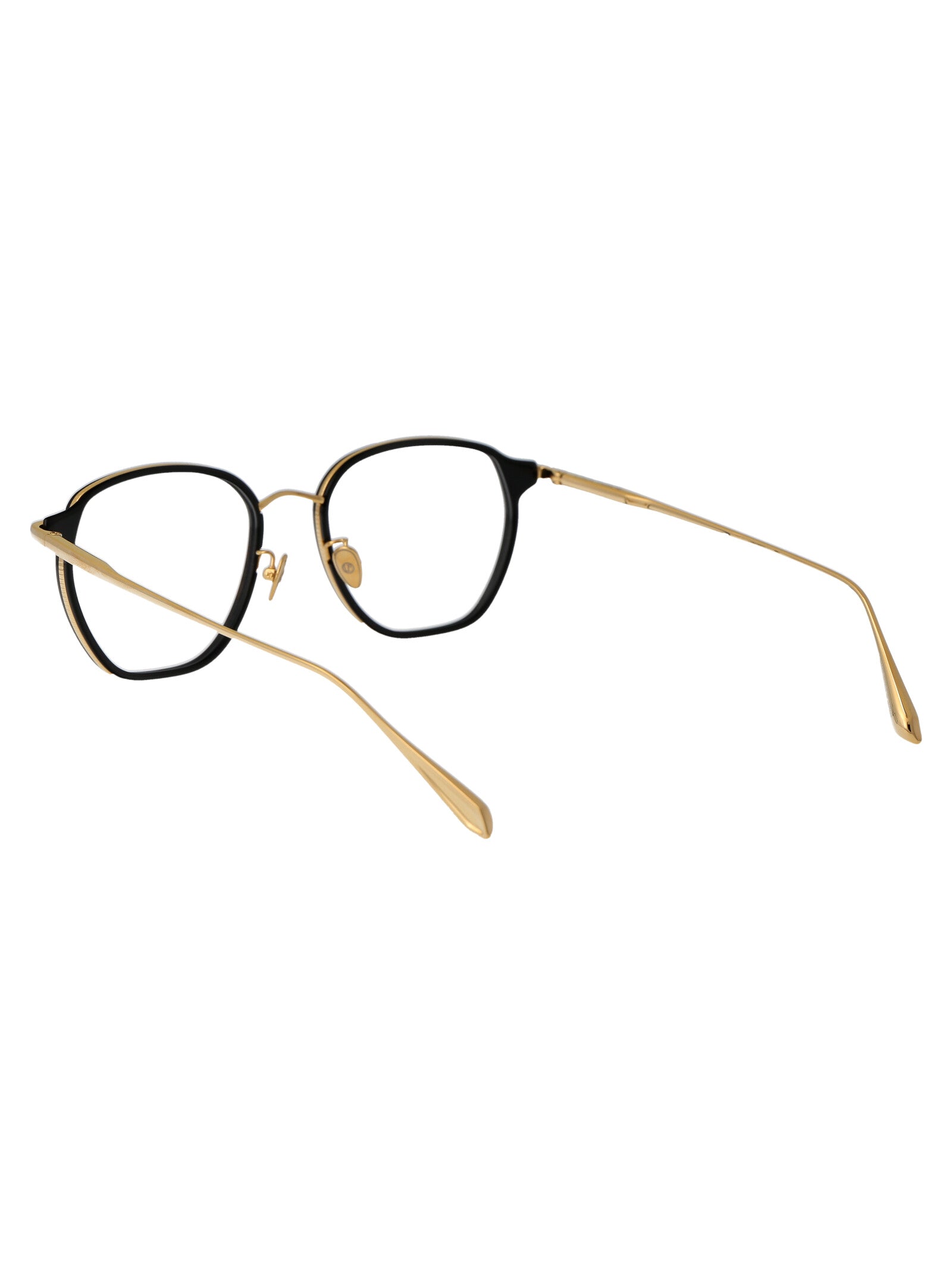 LINDA FARROW Chic Black Optical Glasses