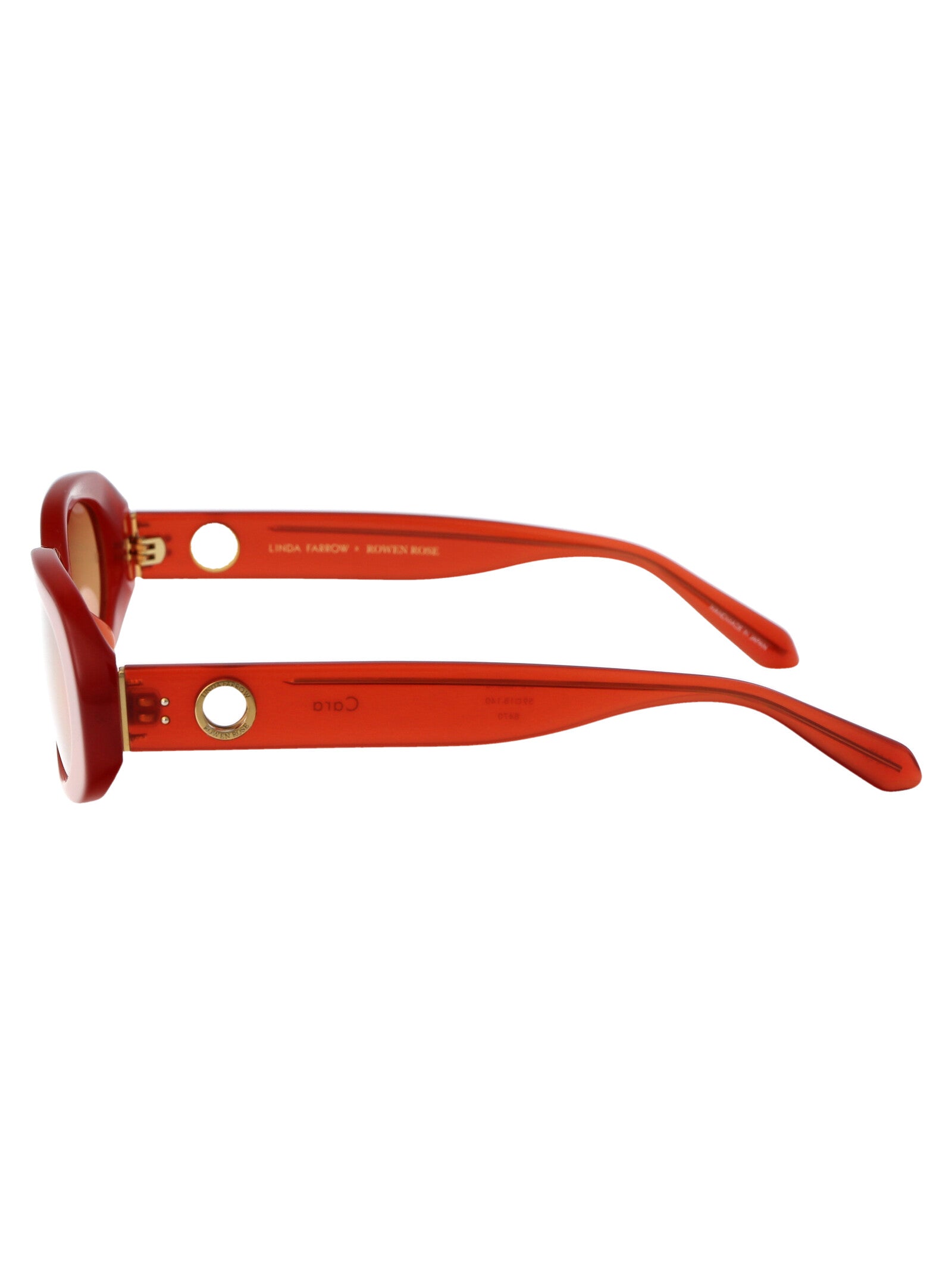 LINDA FARROW Acetate Gradient Sunglasses