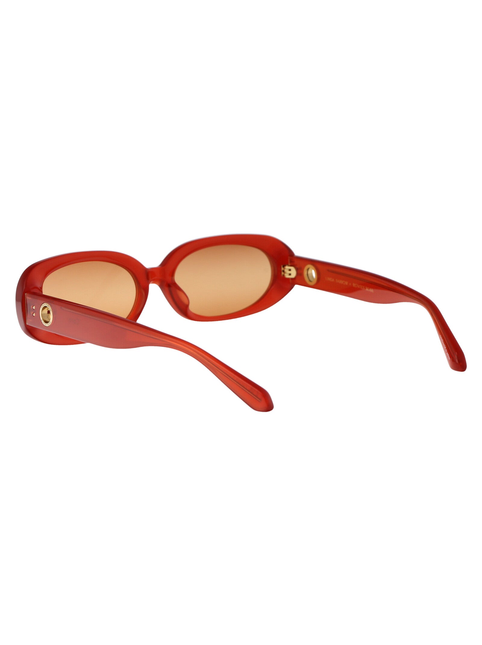 LINDA FARROW Acetate Gradient Sunglasses