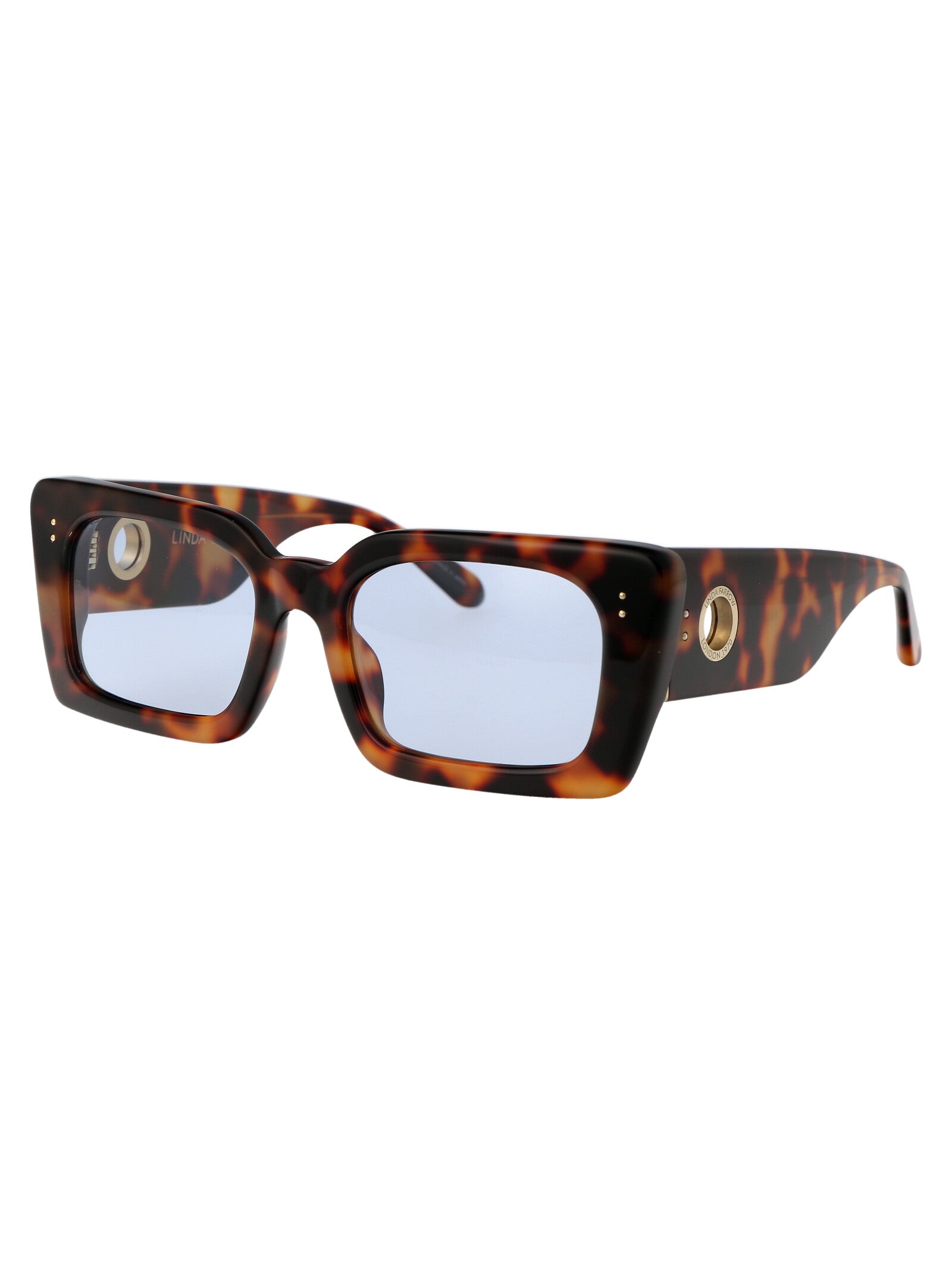 LINDA FARROW 0 T-Shell Women's Acetate Sunglasses