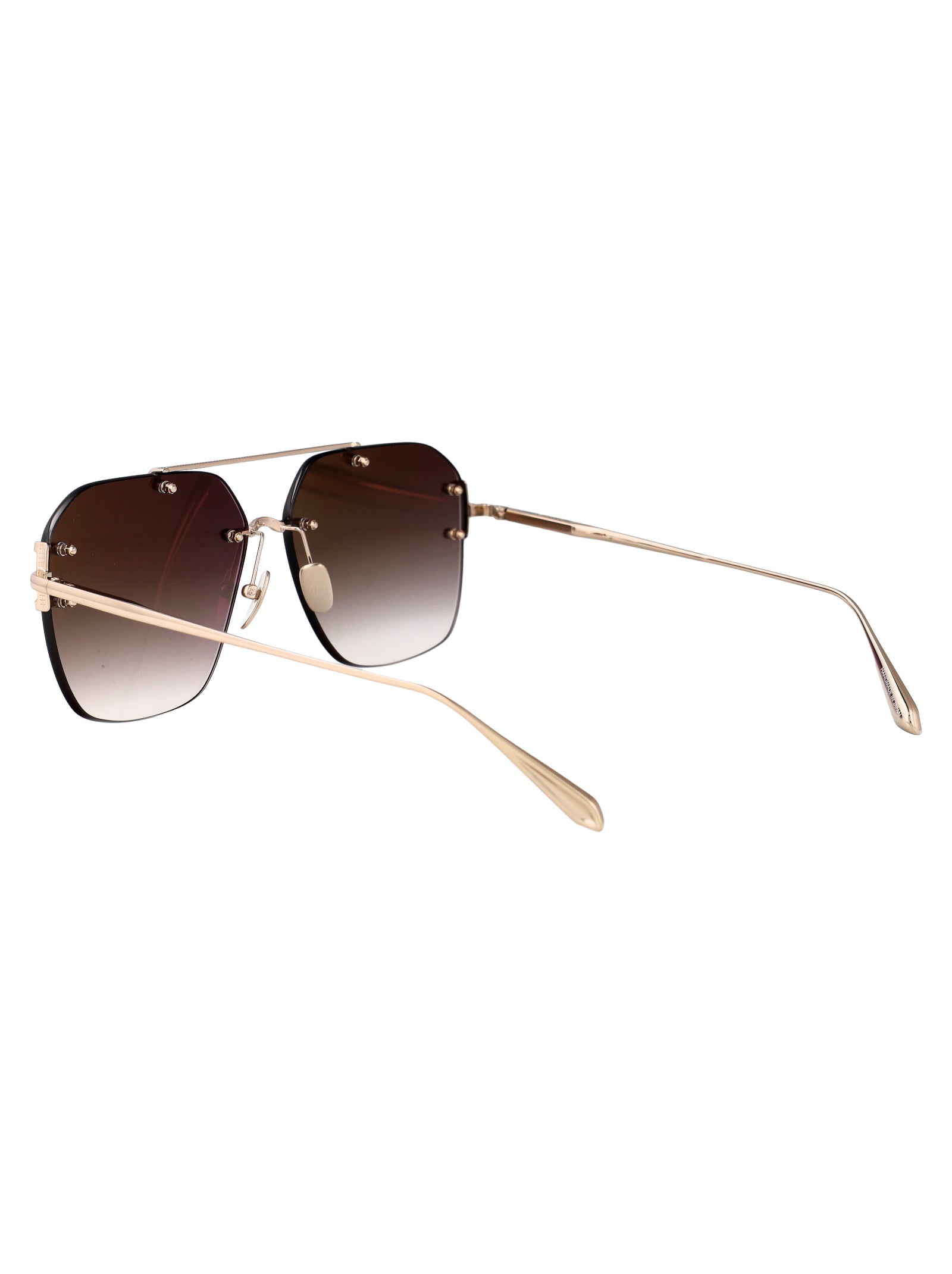 LINDA FARROW Titanium Sunglasses - Unisex Style for SS25
