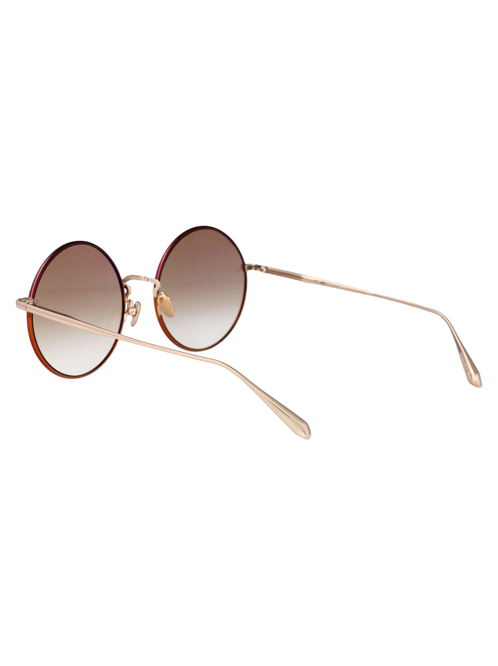 LINDA FARROW Sleek Titanium Sunglasses