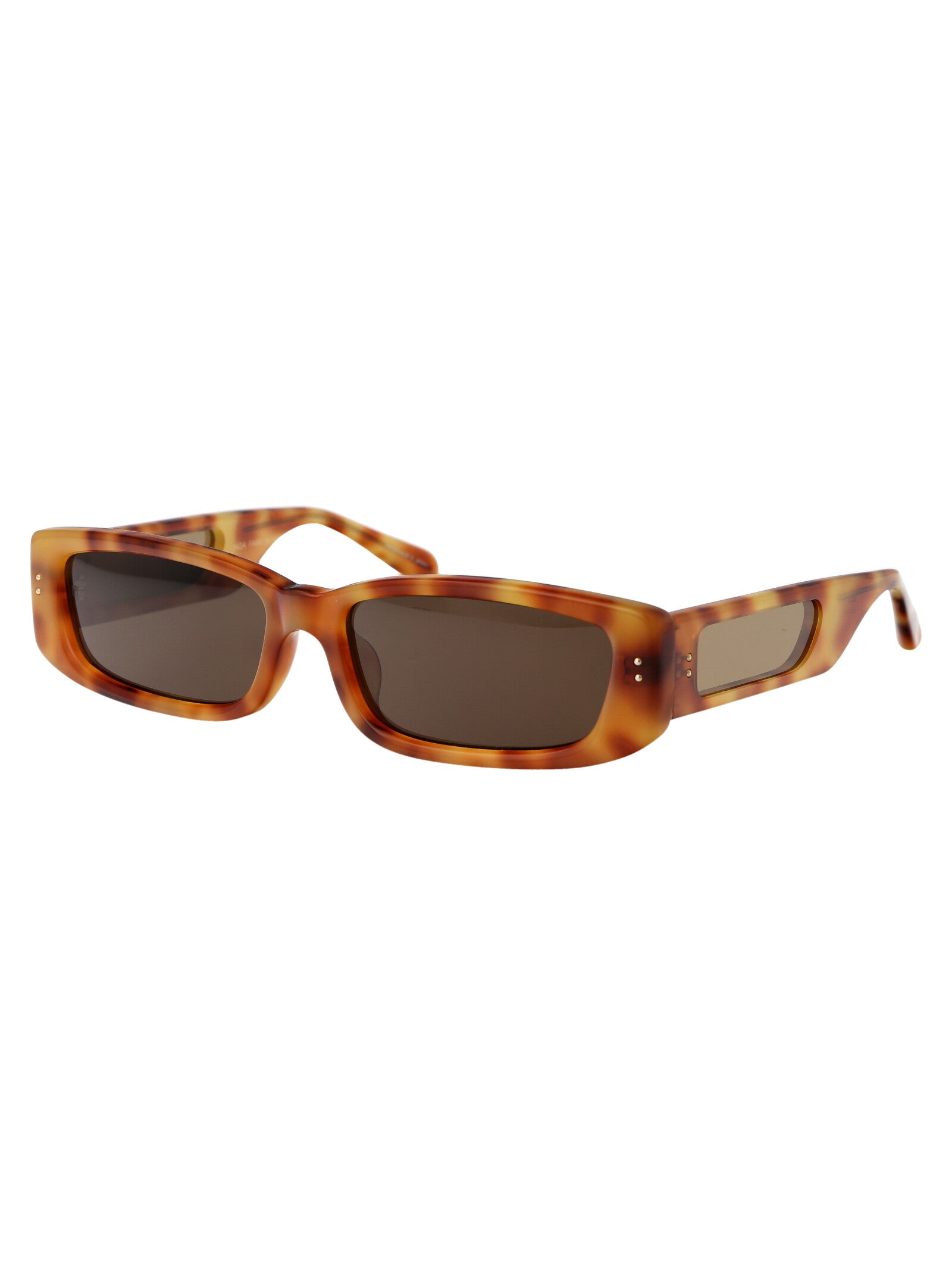 LINDA FARROW Saffron Acetate Sunglasses for Women