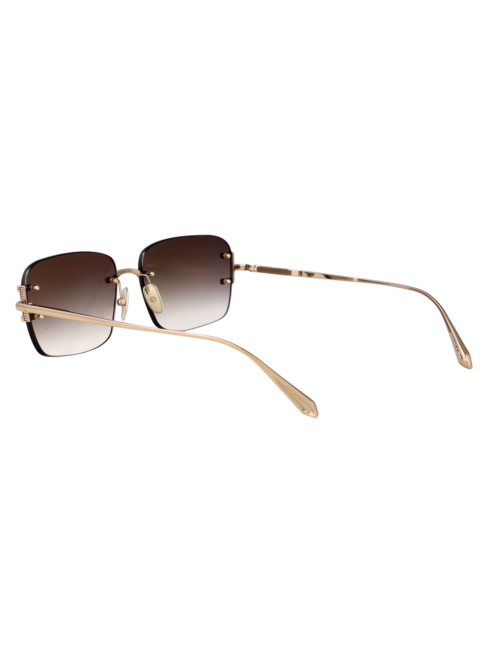 LINDA FARROW Unisex Titanium Mini Sunglasses for SS25