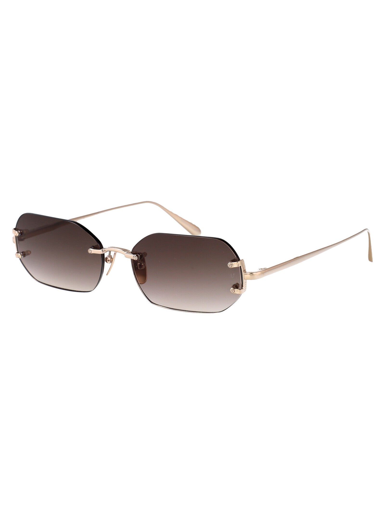 LINDA FARROW Titanium Sunglasses for Women - SS25 Collection