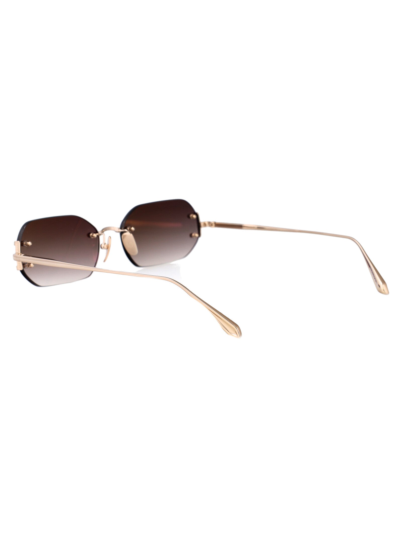 LINDA FARROW Titanium Sunglasses for Women - SS25 Collection