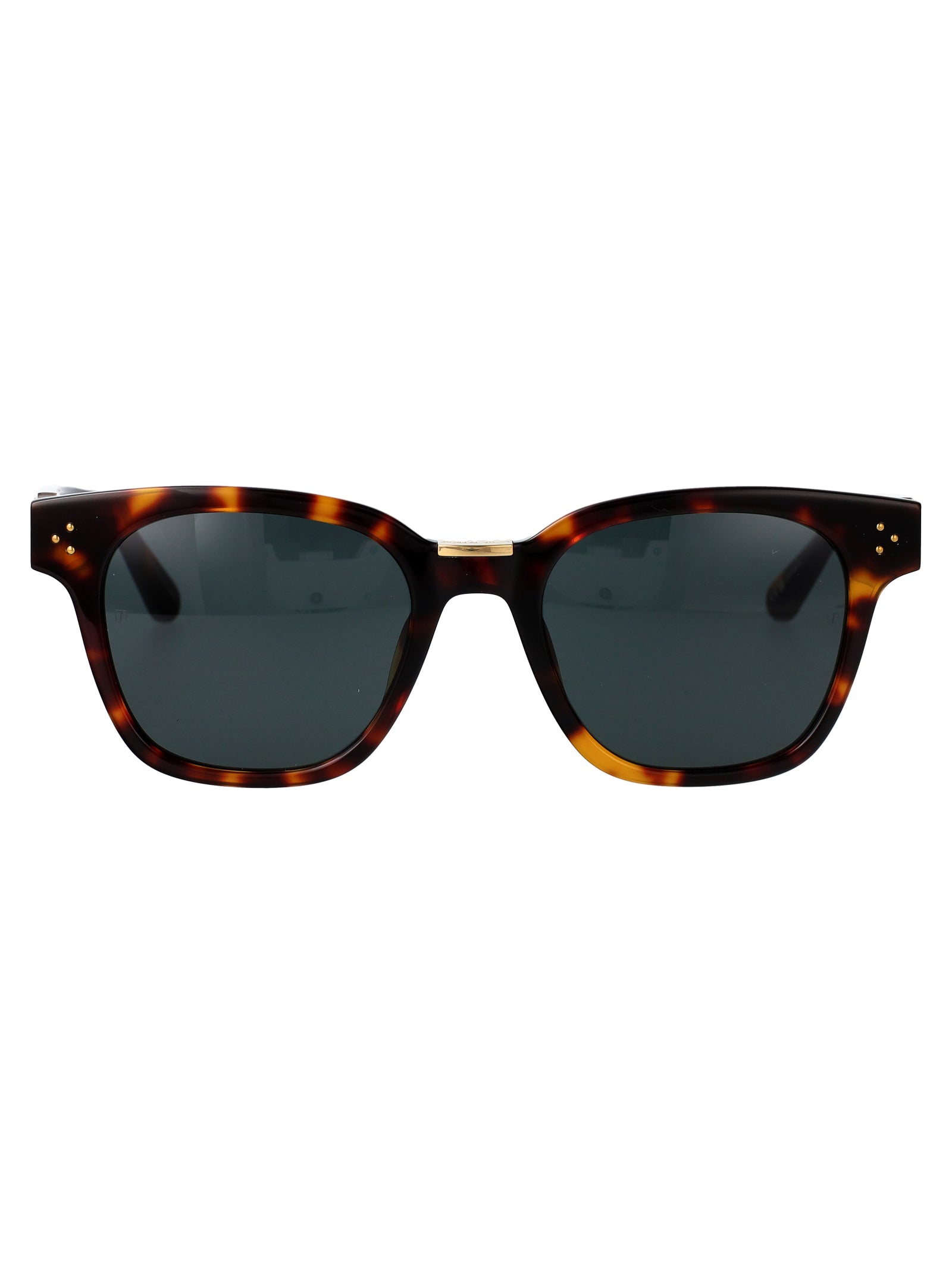 LINDA FARROW Unisex Acetate and Metal Sunglasses