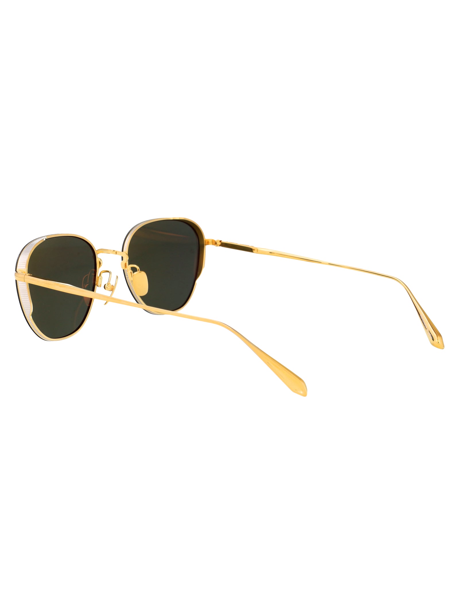 LINDA FARROW Unisex Titanium Sunglasses - SS25 Collection