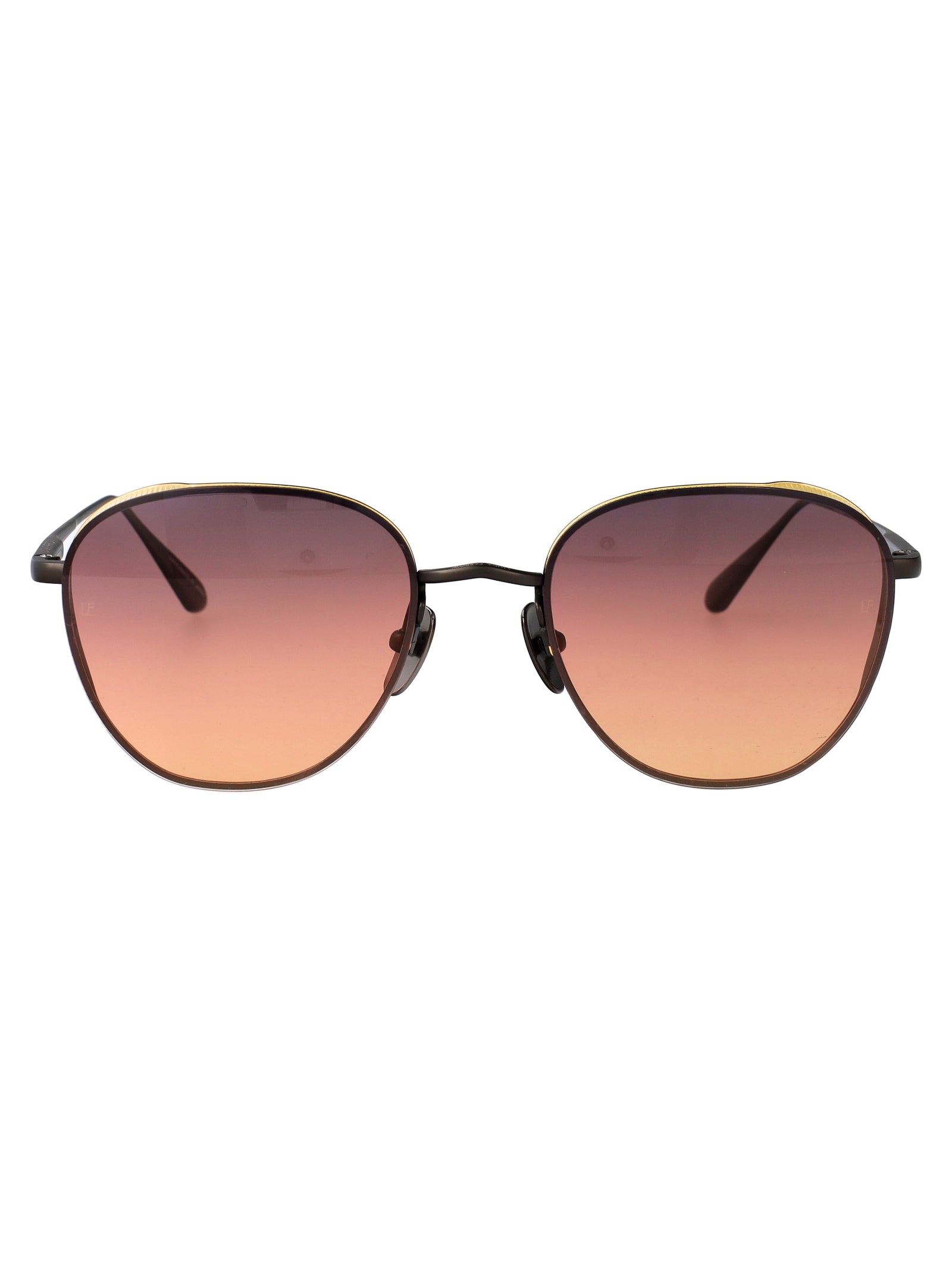 LINDA FARROW Sleek Titanium Sunglasses - Unisex Style