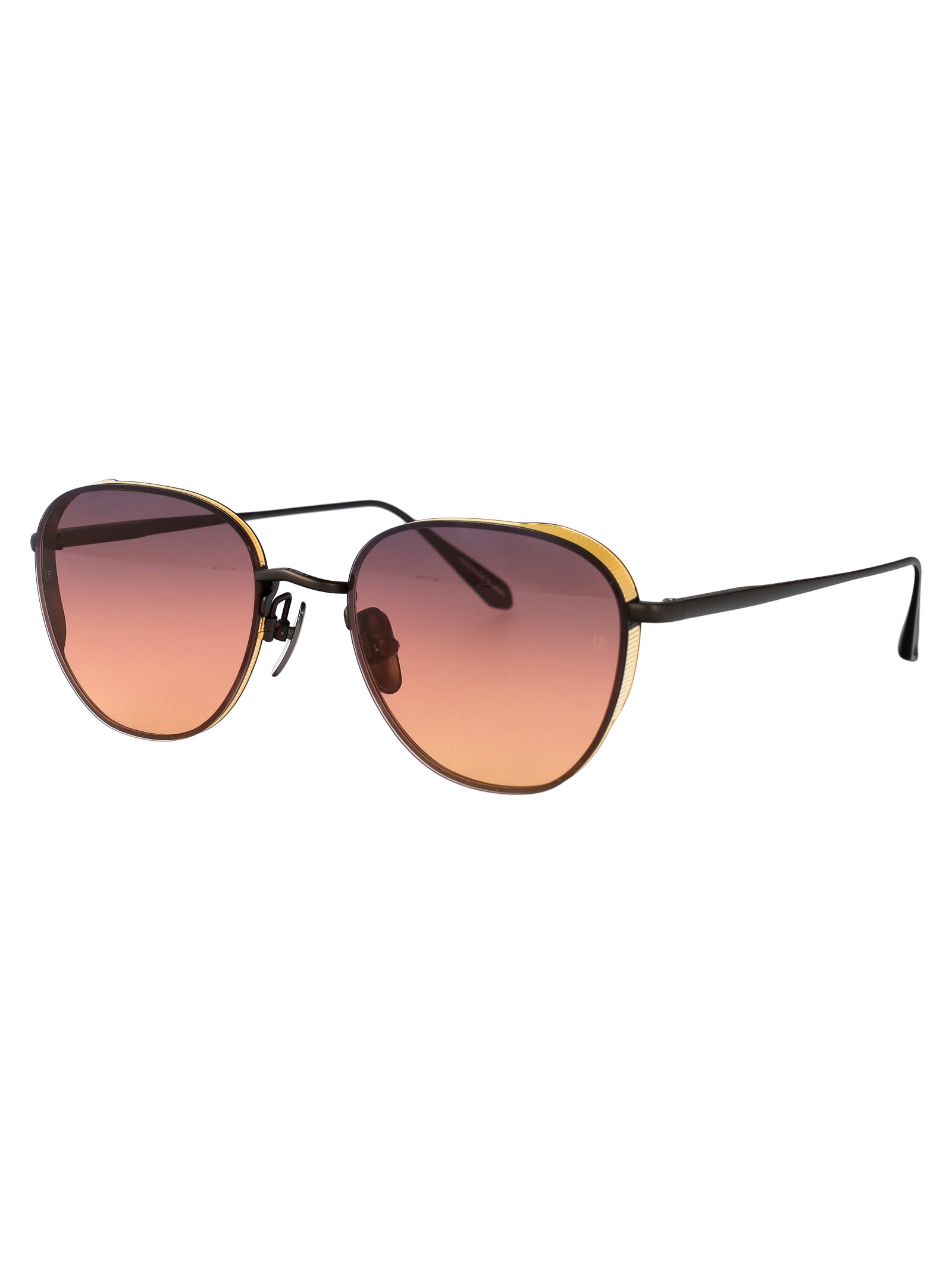 LINDA FARROW Sleek Titanium Sunglasses - Unisex Style