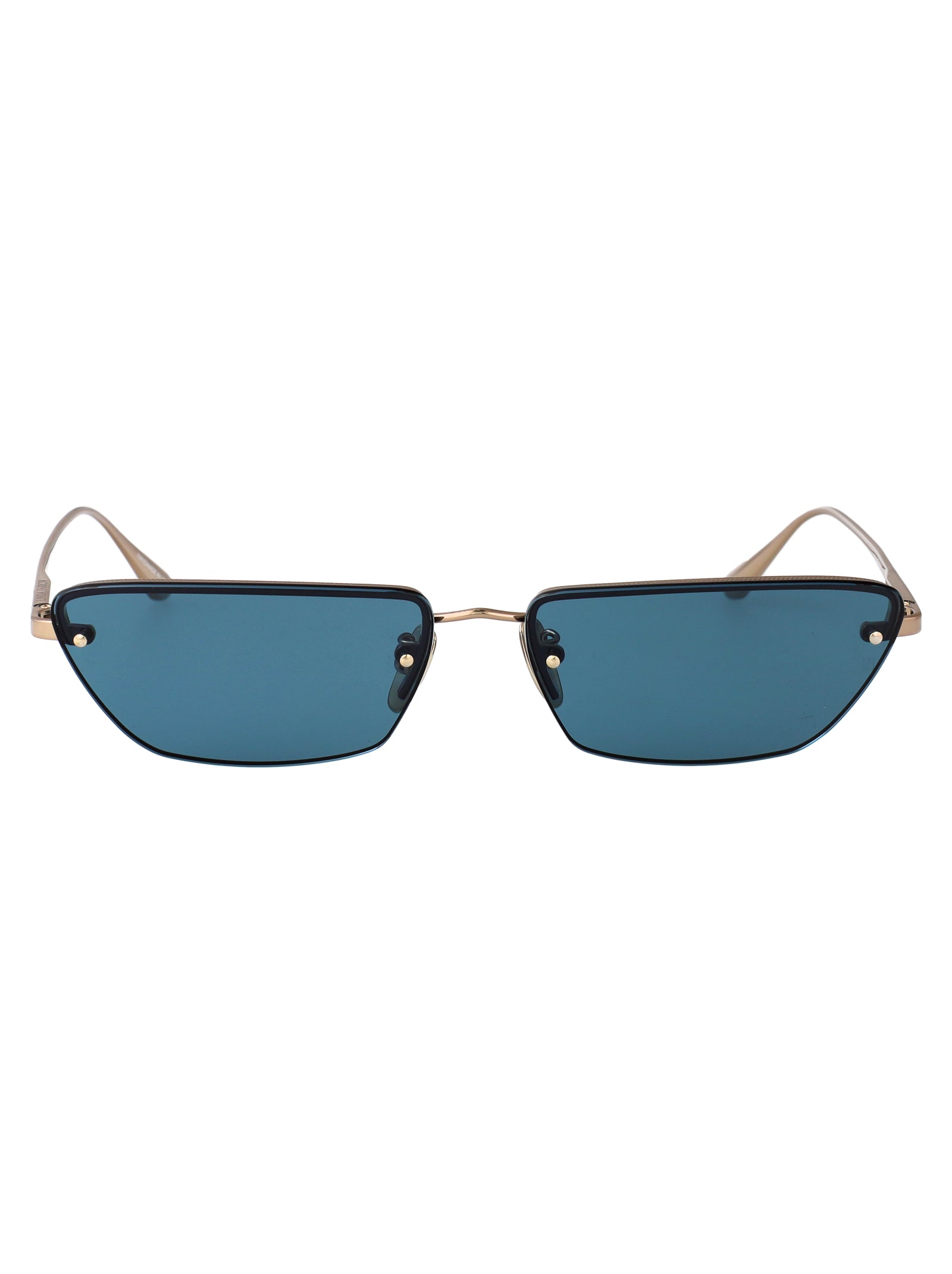LINDA FARROW Chic Titanium Sunglasses for Women - SS25 Collection