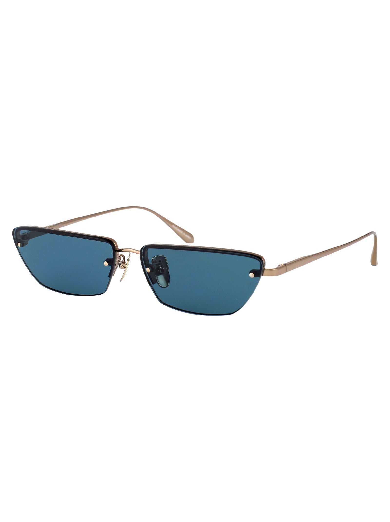 LINDA FARROW Chic Titanium Sunglasses for Women - SS25 Collection