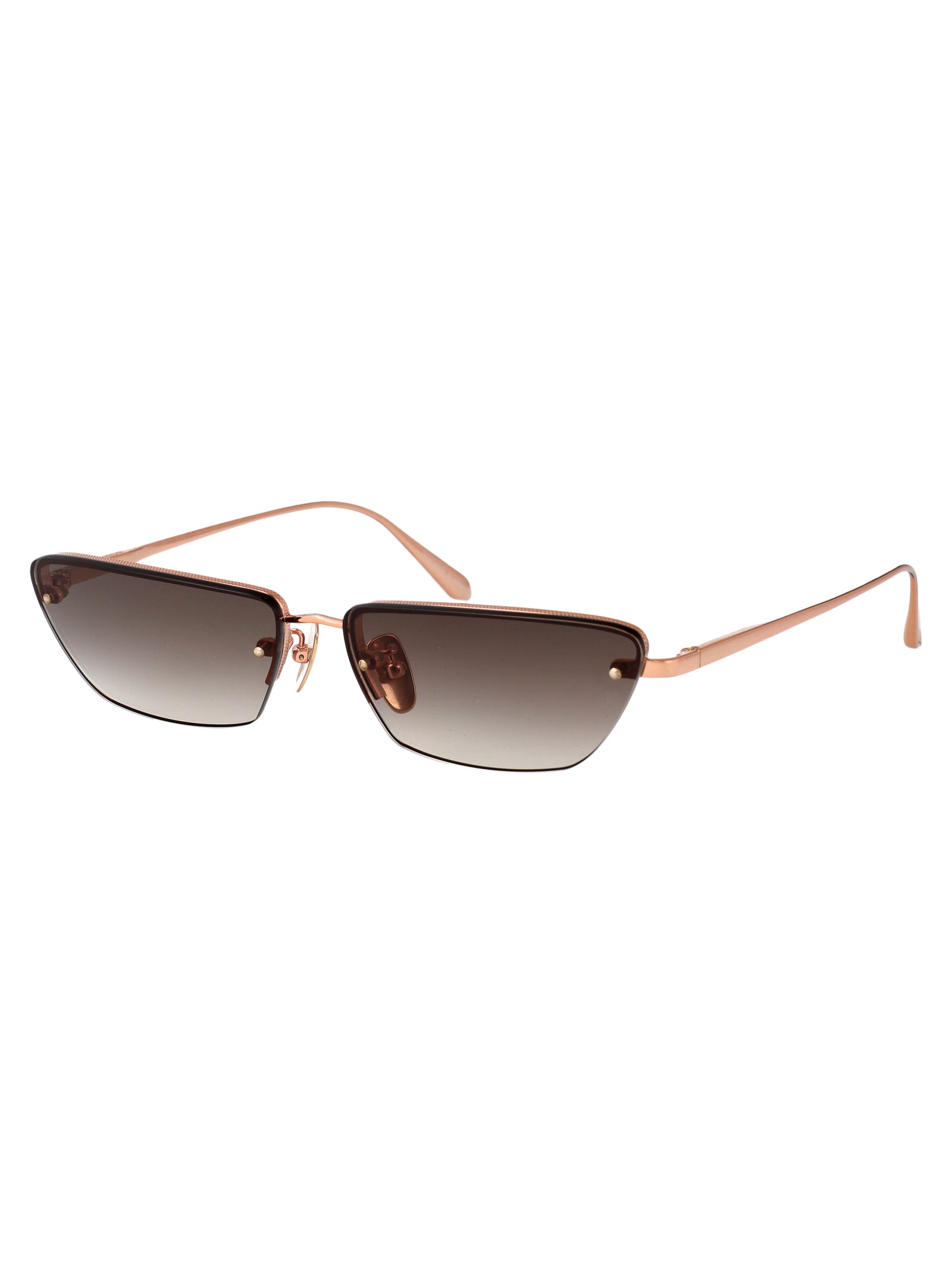 LINDA FARROW Chic Women's Titanium Sunglasses - SS25 Style