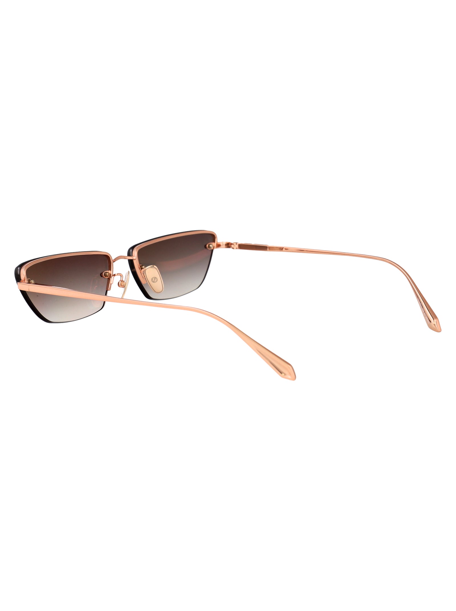 LINDA FARROW Chic Women's Titanium Sunglasses - SS25 Style